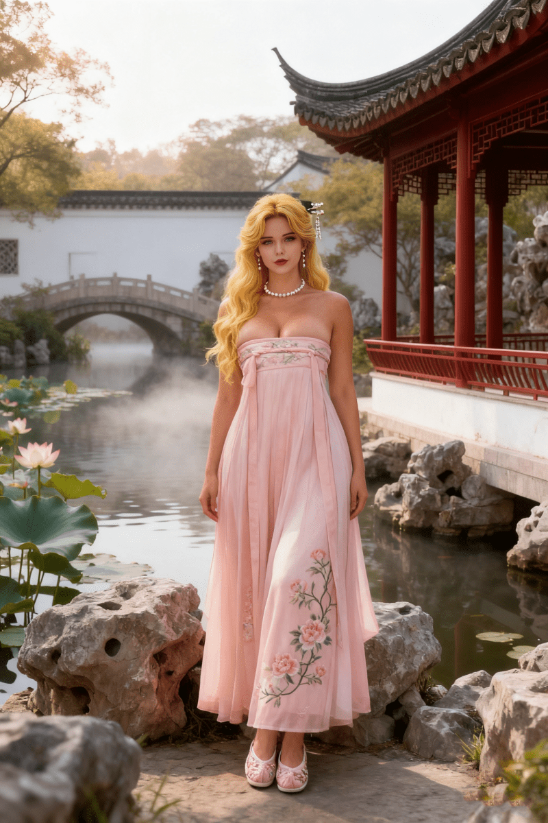 158cm Chinese Su - style garden style European beauty sex doll - Rose - Paradisexdoll