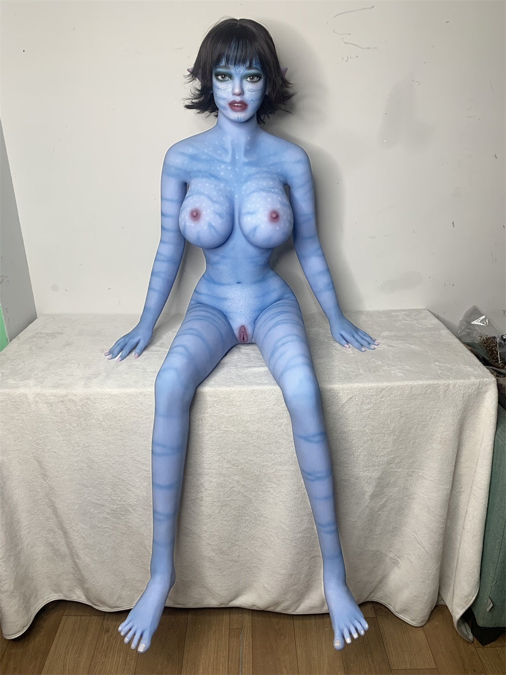 Starry Doll | US IN Stock 165cm/5ft4 Big Boobs Full Silicone Blue Skin Sex Doll - Avatar