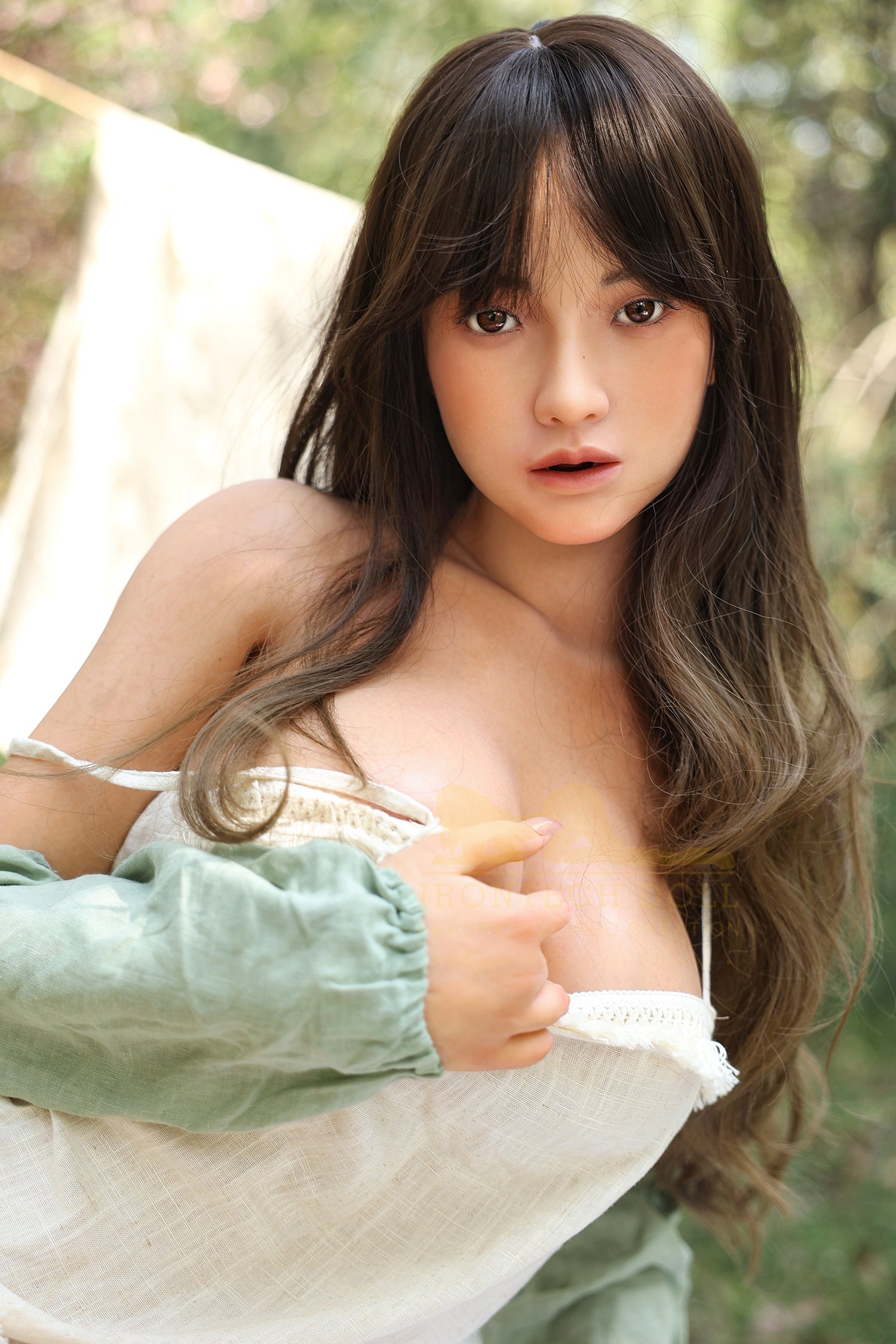 Irontech Doll- 167cm ROS Head Full Silicone Shy Girl Sex Doll- Moira