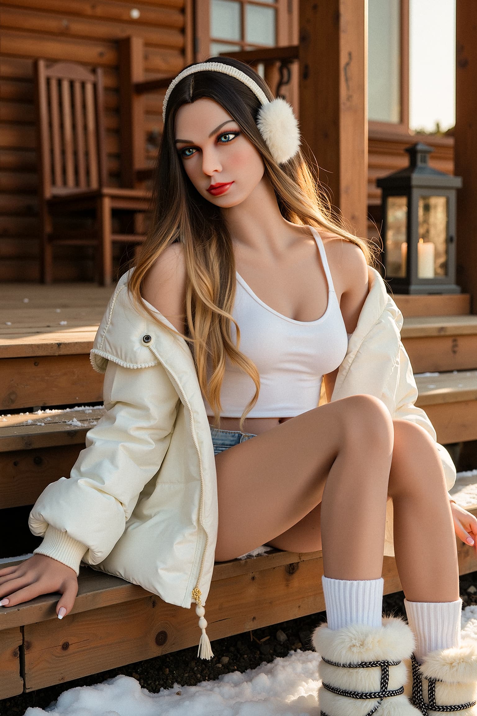 AIBEI Doll | 158cm (5ft 2in) Petite Sexy Realistic Sex Doll for Men Small Bust Full TPE Body – Ivette