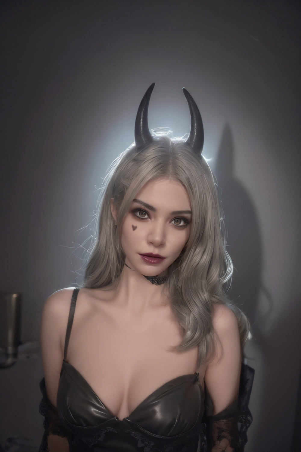 SY Doll- 173cm Angel Devil Sex Doll Silicon ROS Head - Sally