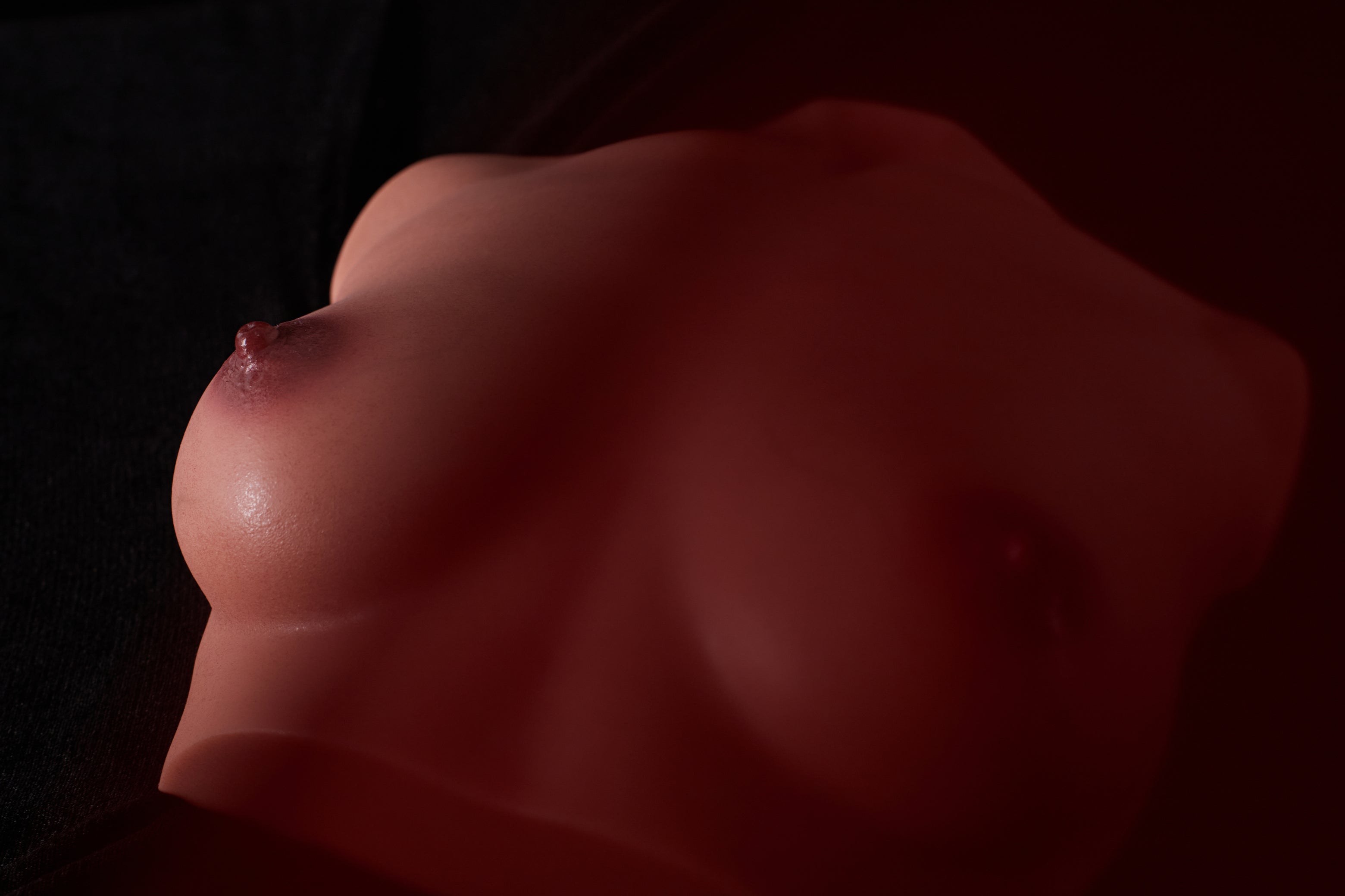 Climax Doll Mammary Intercourse Silicone Sex Toy Si-B-61, Black