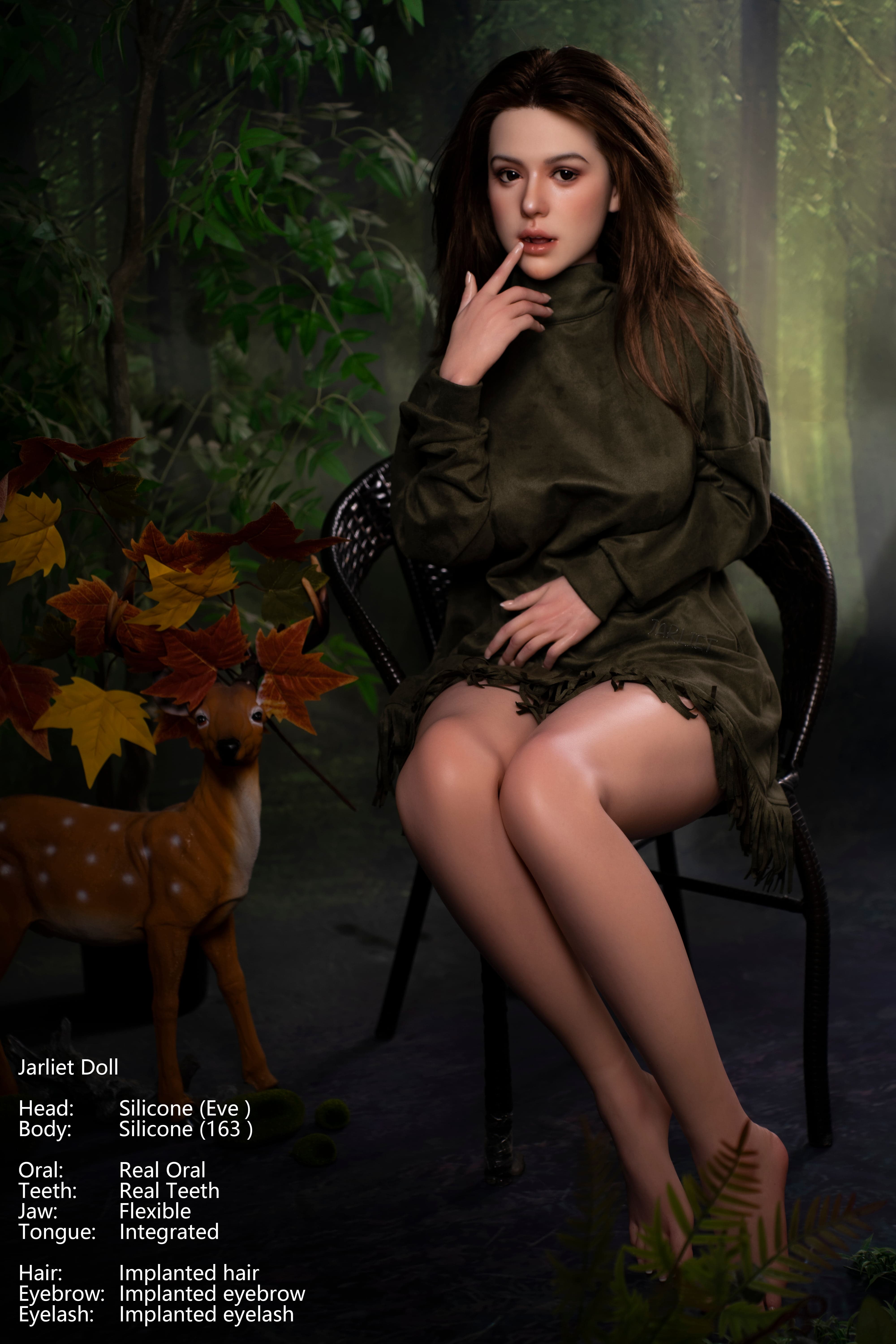 Jarliet | 163cm (5ft 4in) Sexy Realistic Silicone Doll for Men Curvy Body Love Doll – Seleneva