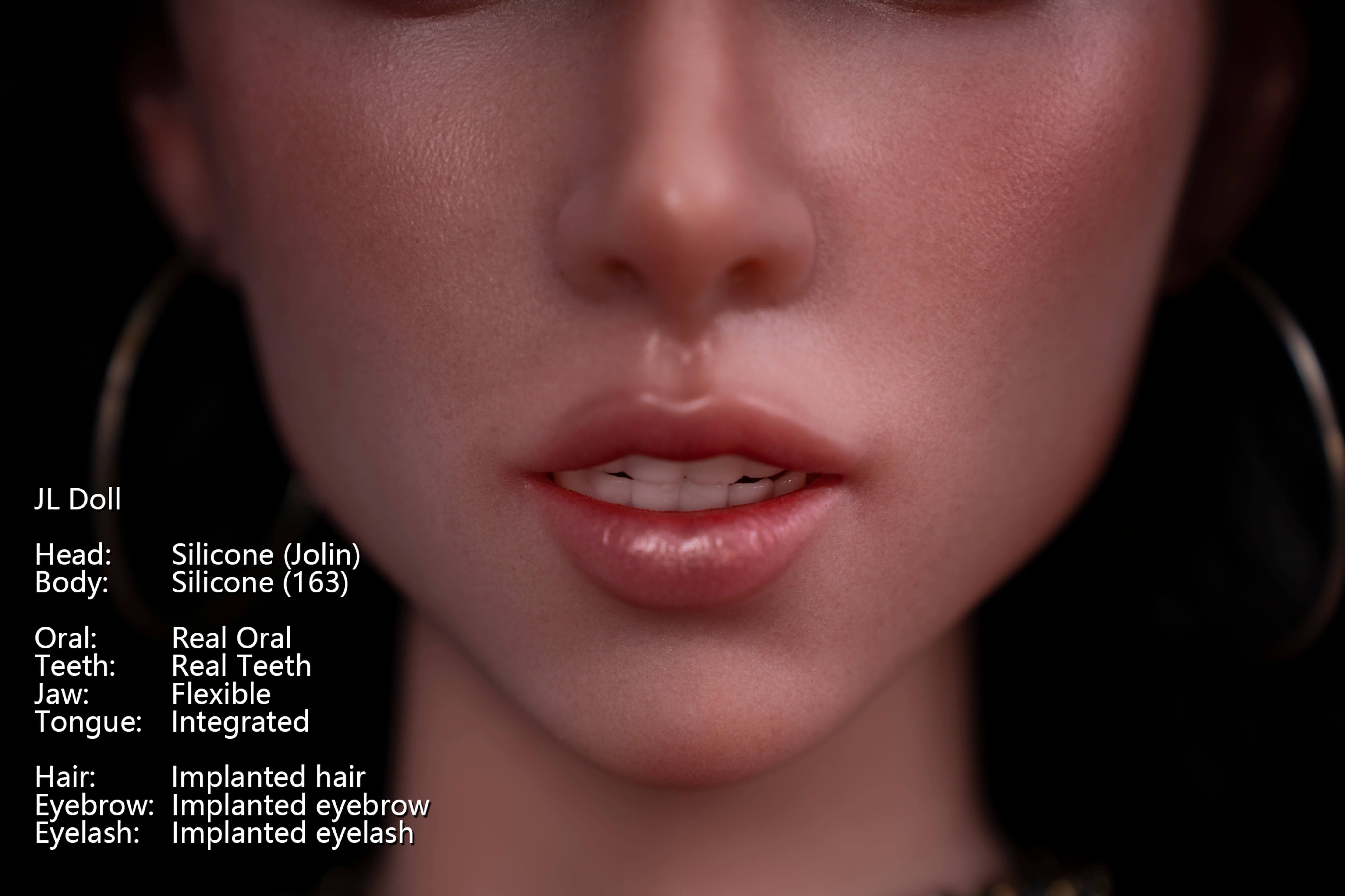 Jarliet | 163cm / 5ft4 D-Cup Full Silicone Sex Doll with ROS Head – Jolin