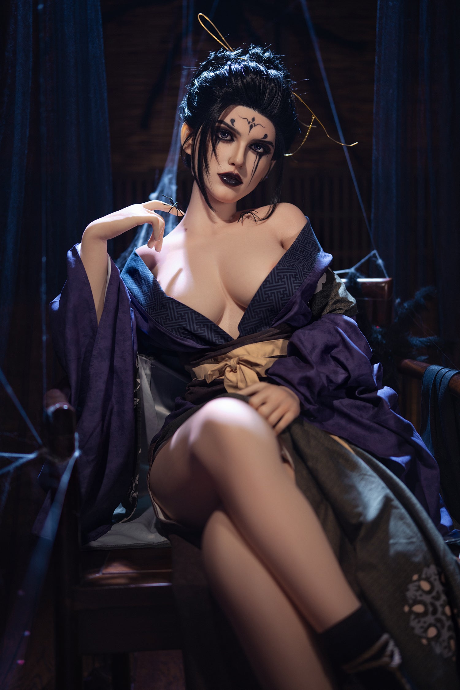 SY DOLL | 164cm 5ft4 D Cup Full Silicone ROS Head Sex Doll - Amily