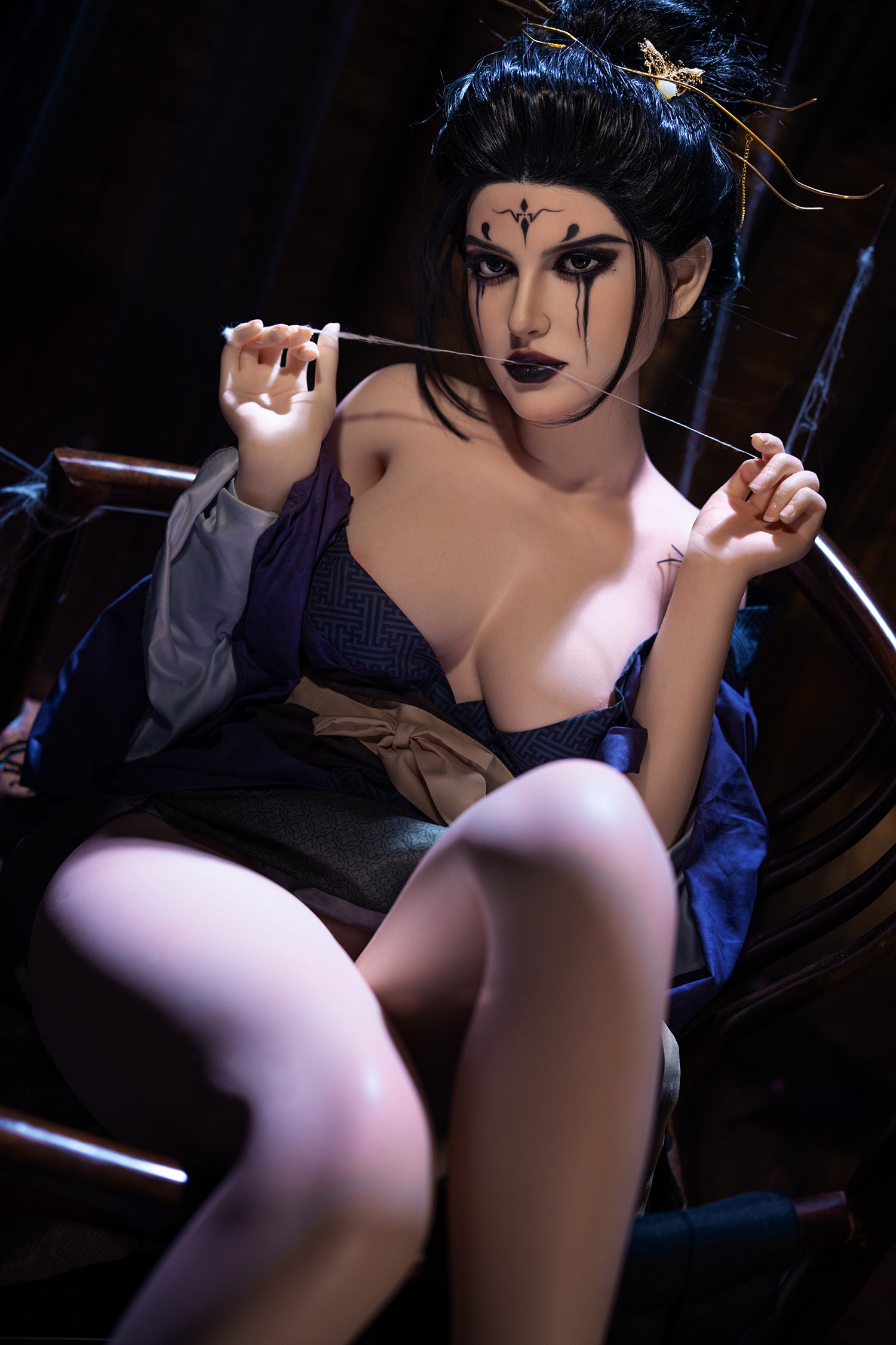 SY DOLL | 164cm 5ft4 D Cup Full Silicone ROS Head Sex Doll - Amily