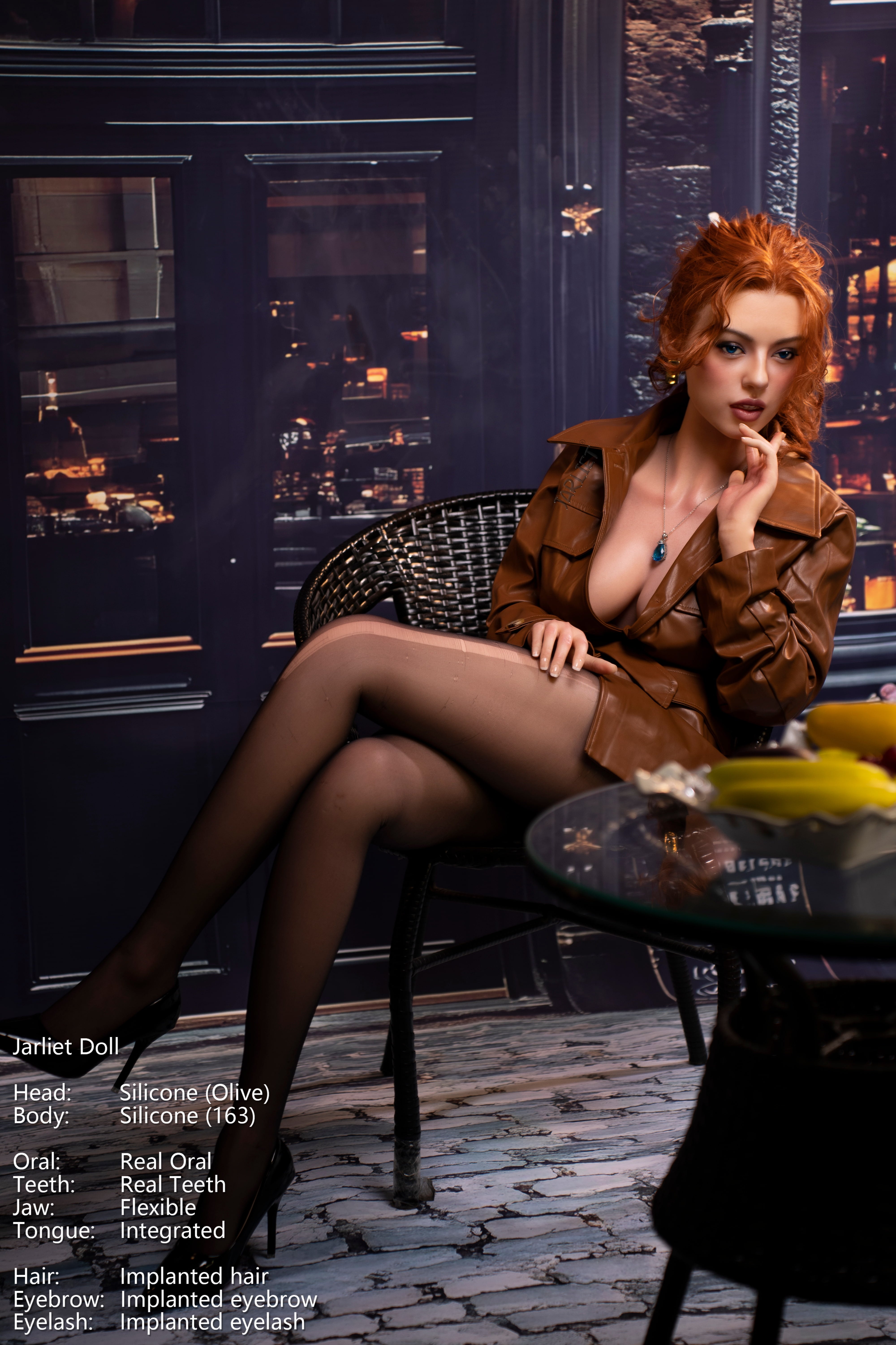 Jarliet | 163cm / 5ft4 Full Silicone Sex Doll with ROS Head – Olive