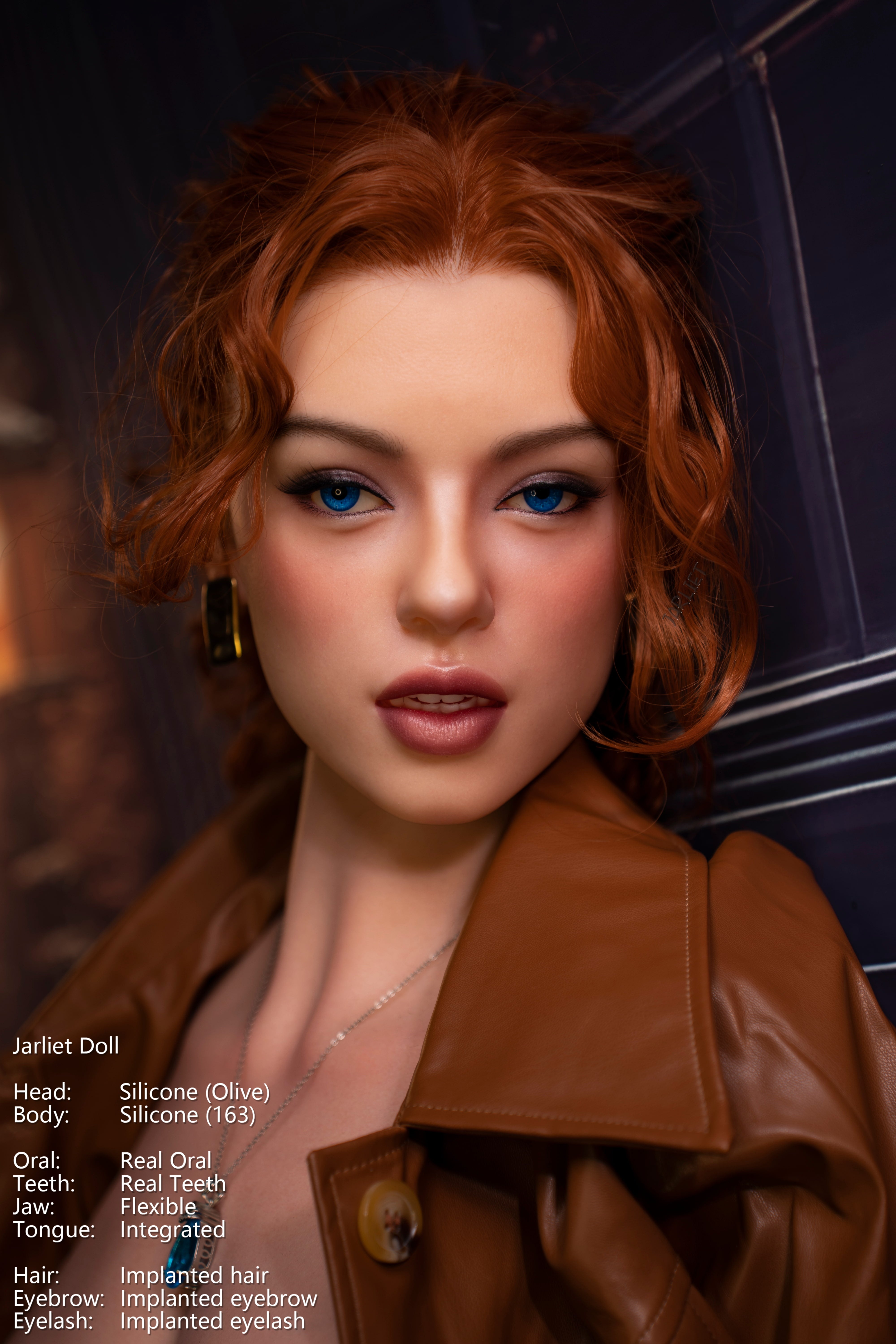 Jarliet | 163cm / 5ft4 Full Silicone Sex Doll with ROS Head – Olive