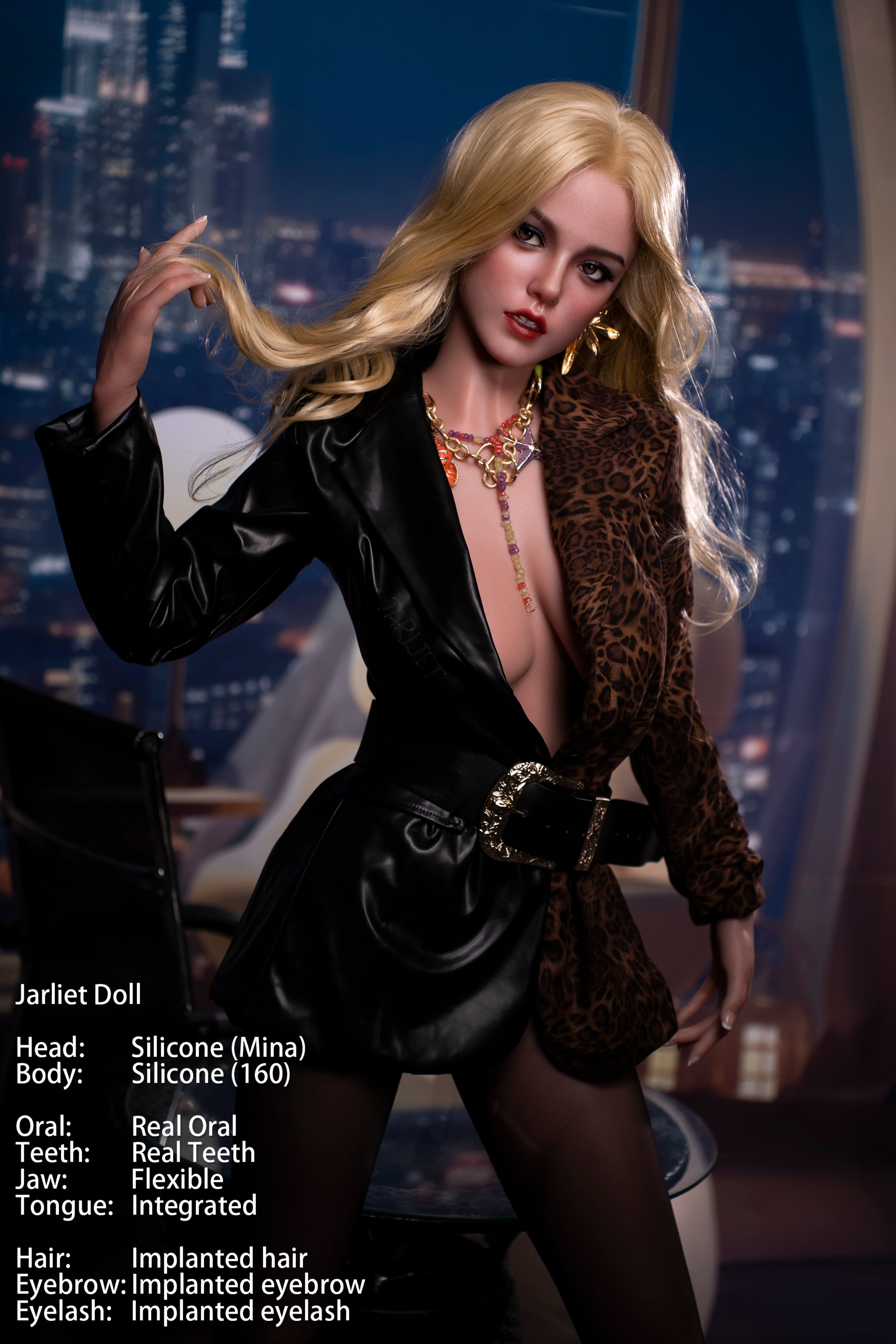 Jarliet | 160cm / 5ft3 Full Silicone Sex Doll with ROS Head – Mina