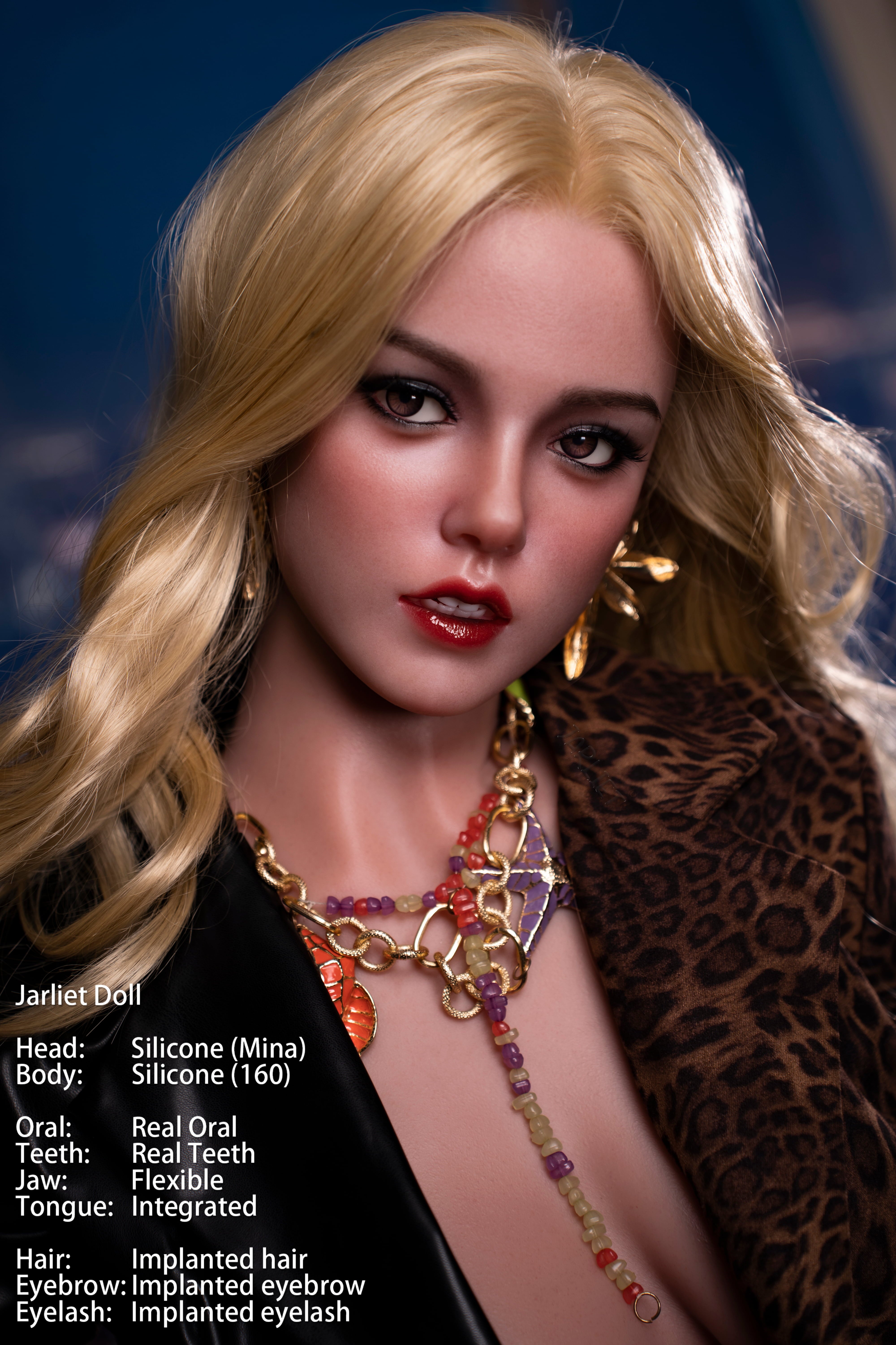 Jarliet | 160cm / 5ft3 Full Silicone Sex Doll with ROS Head – Mina