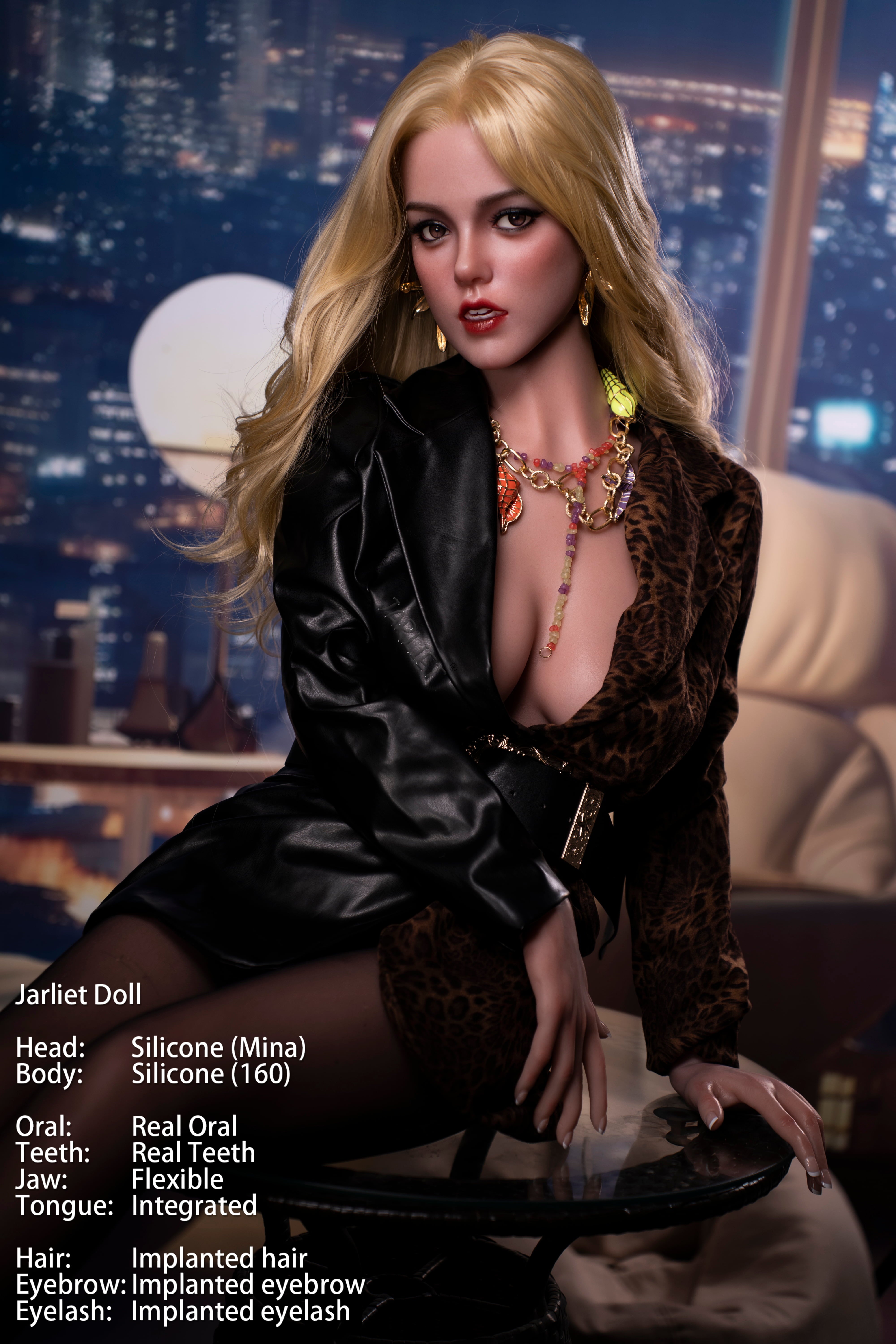 Jarliet | 160cm / 5ft3 Full Silicone Sex Doll with ROS Head – Mina