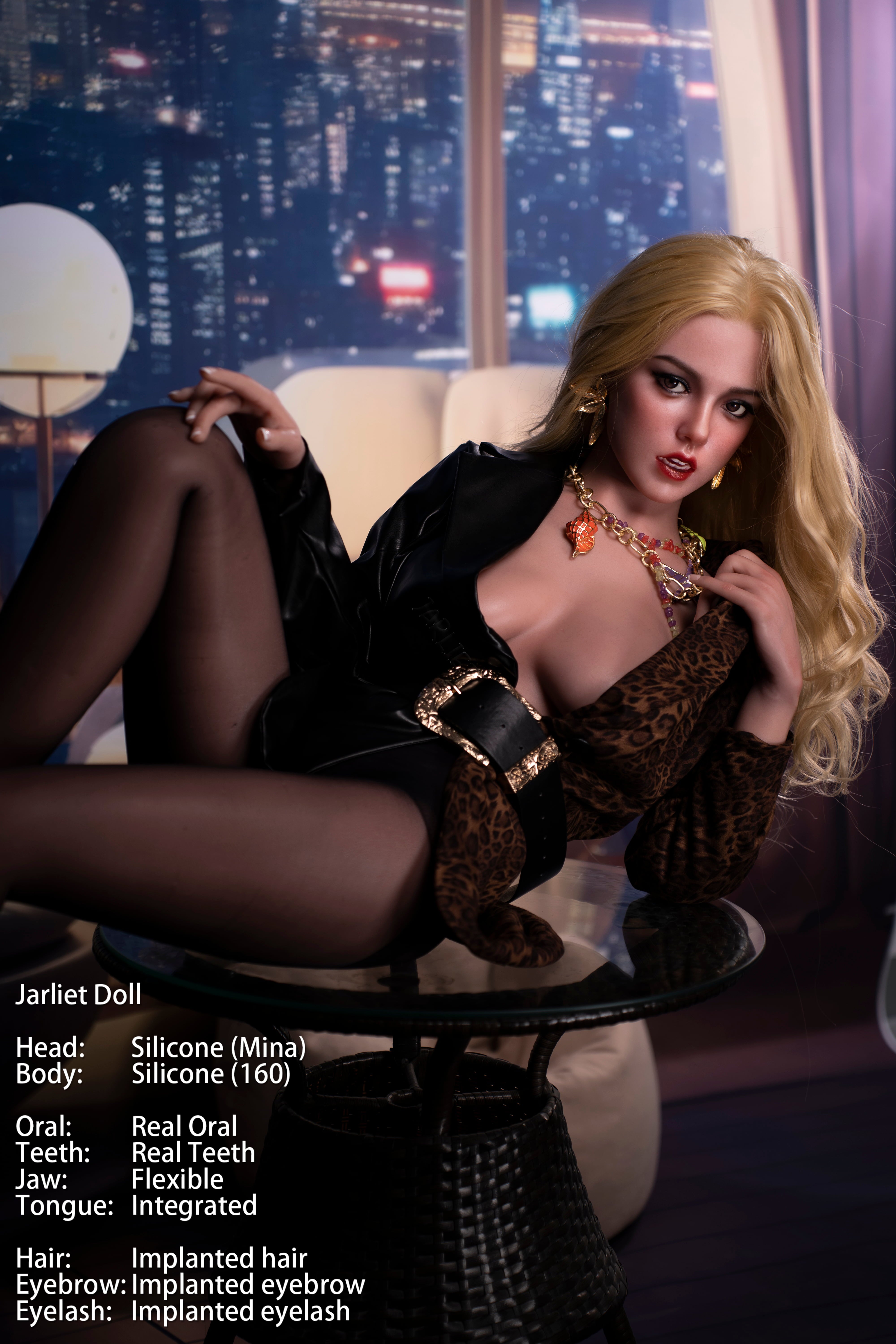 Jarliet | 160cm / 5ft3 Full Silicone Sex Doll with ROS Head – Mina