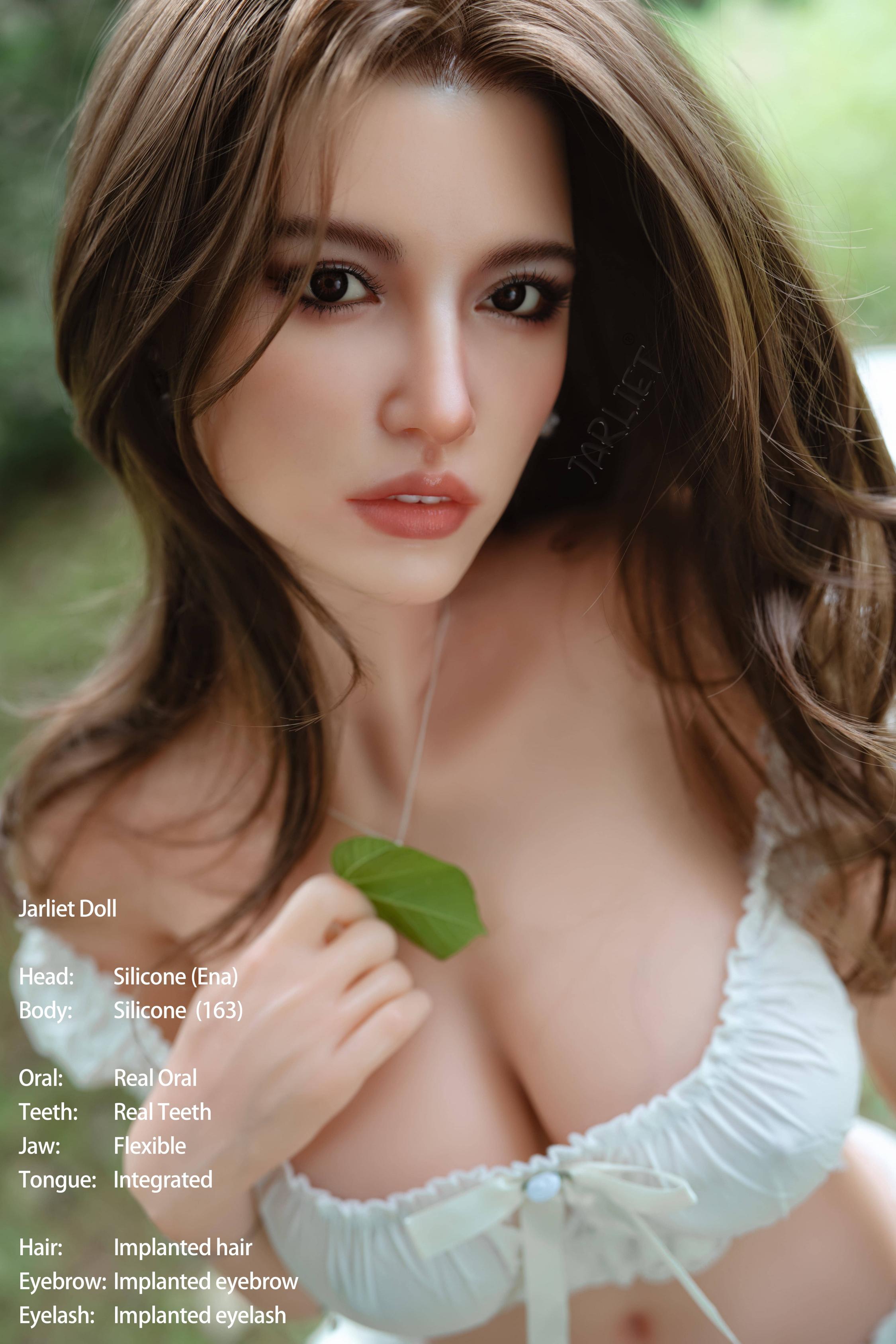 Jarliet | 163cm D Cup Full Silicone Realistic Sex Doll with ROS Head – Ena