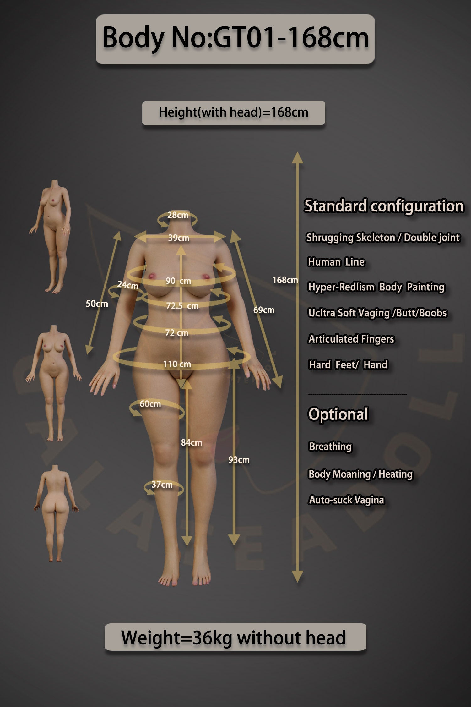 Galatea Doll | US IN STOCK 168cm/5ft6 D Cup Full Silicone Sex Doll- Riona