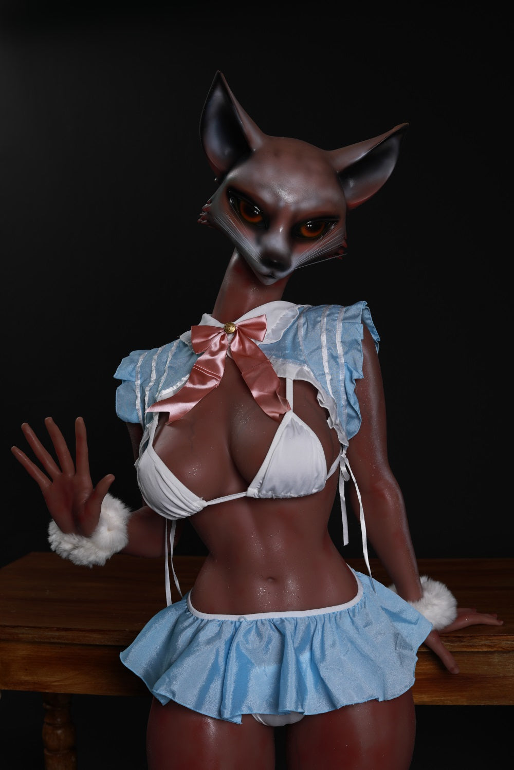 Starry Doll | 153cm/5ft Full Silicone Animal Head Sex Doll - Vesper