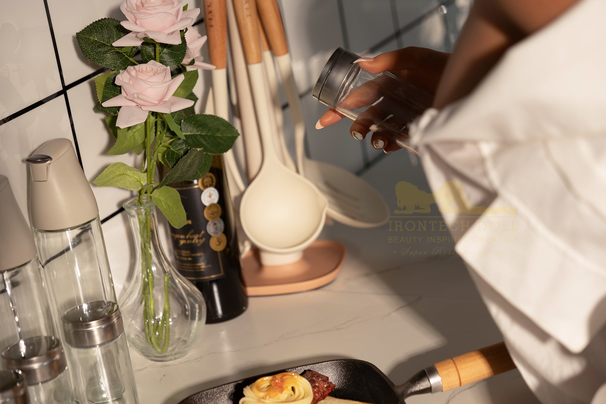 Irontech | US IN Stock 164cm Full Silicone Dark Tanned Sex Doll - Lucy