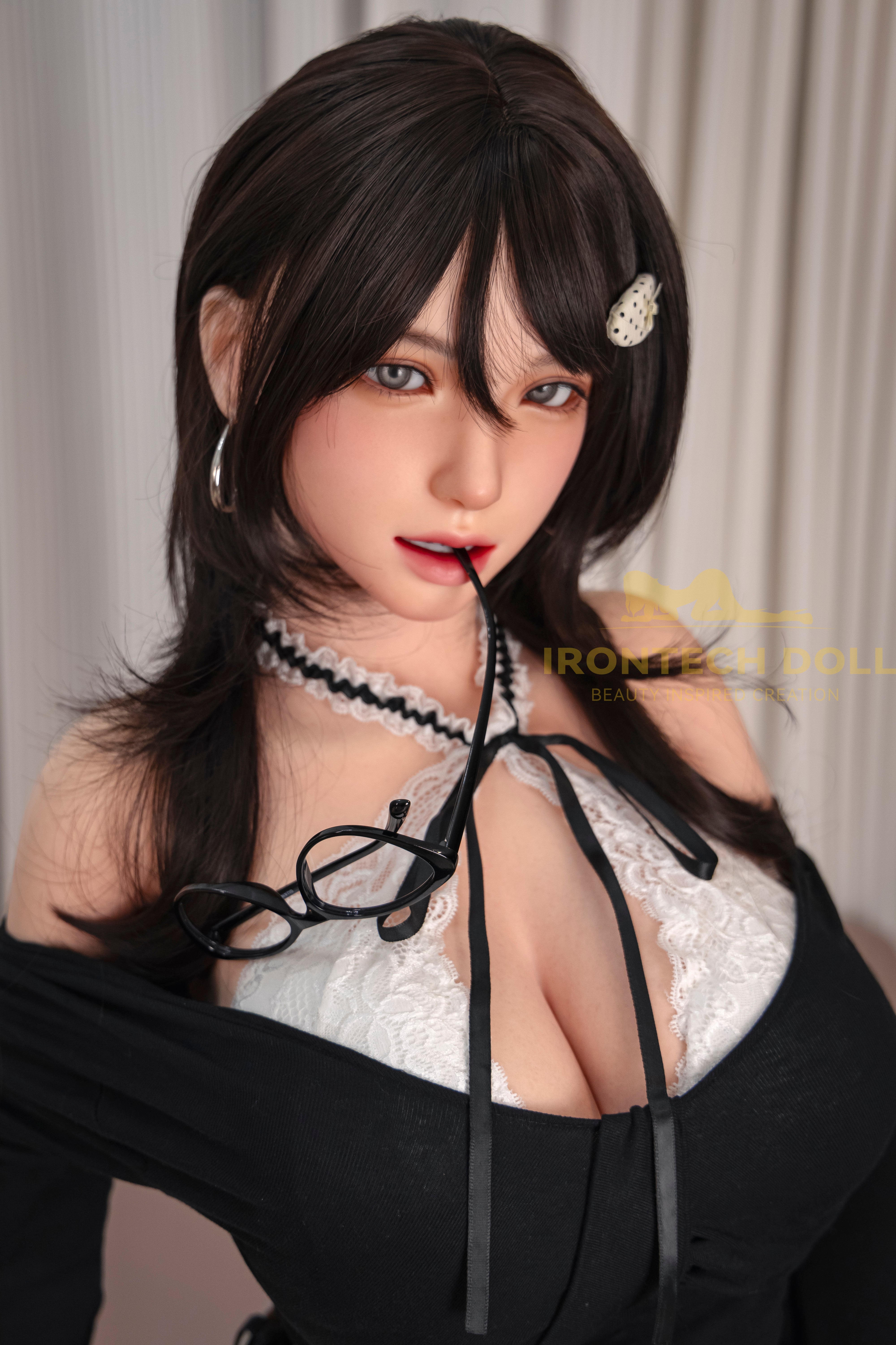 Irontech Doll | 165cm / 5ft5 Curvy Full Silicone Sex Doll with ROS MAX Head – Kitty