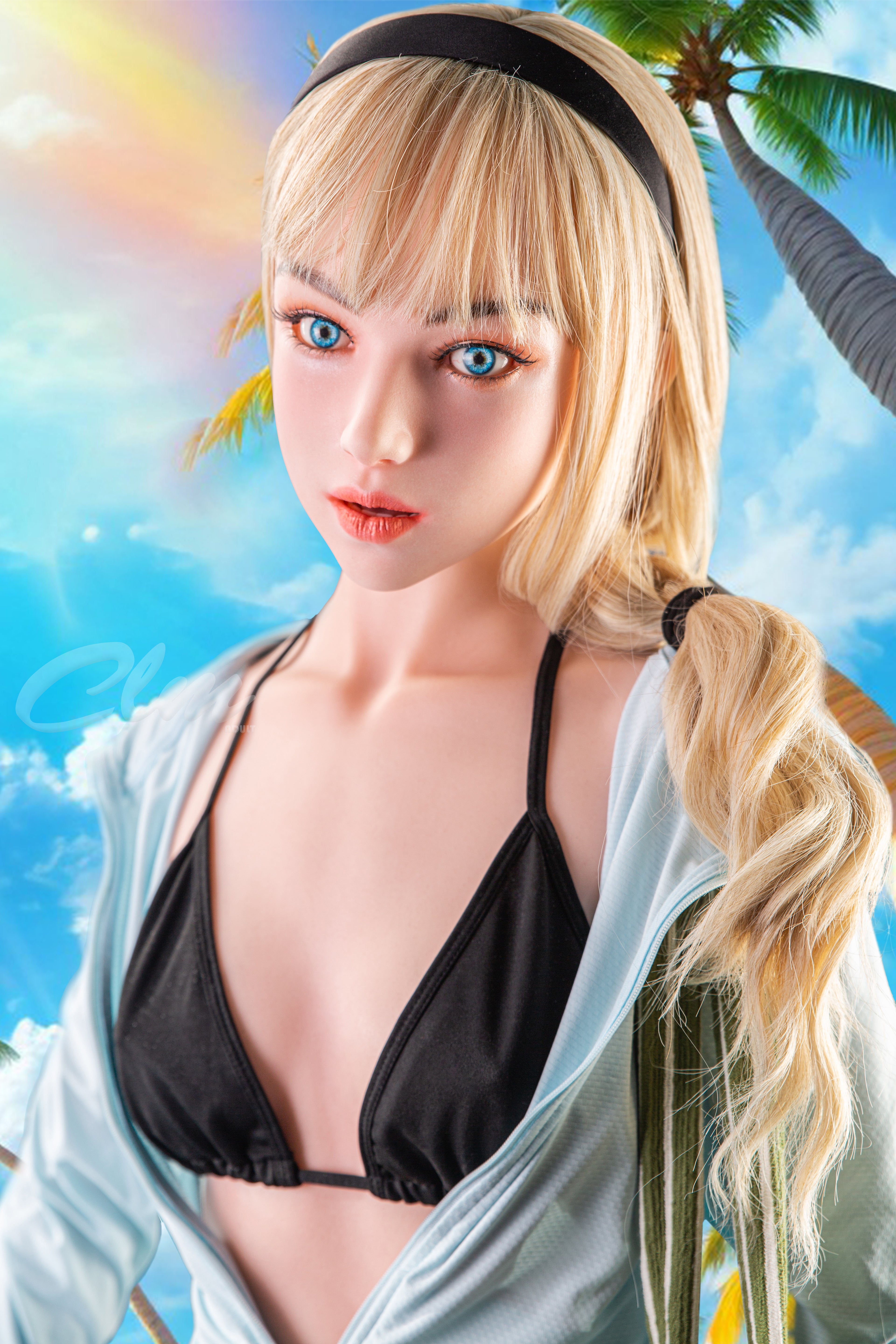 Climax Doll- 157cm Full Silicone Summer Seaside Girl Sex Doll- Gali