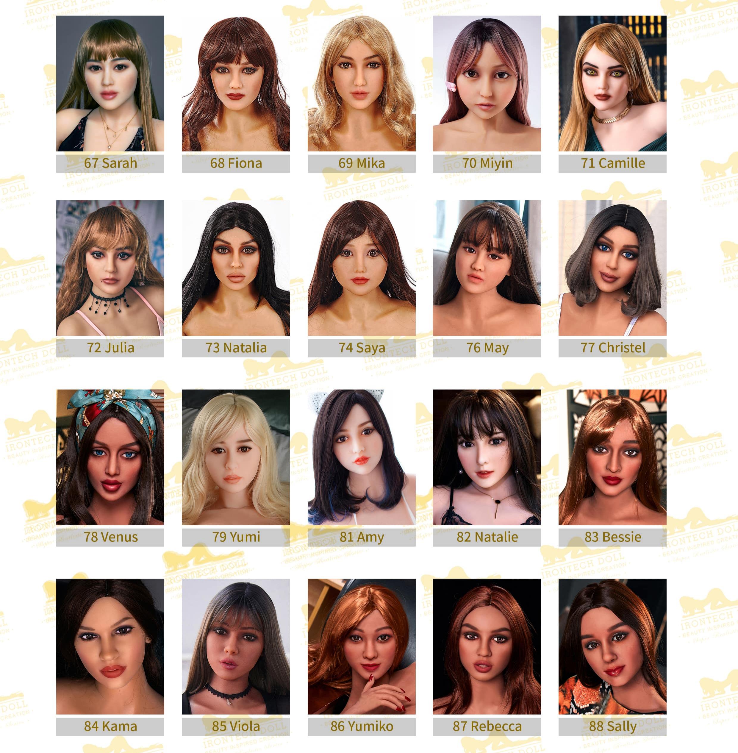 Irontech | TPE Head for Sex Dolls