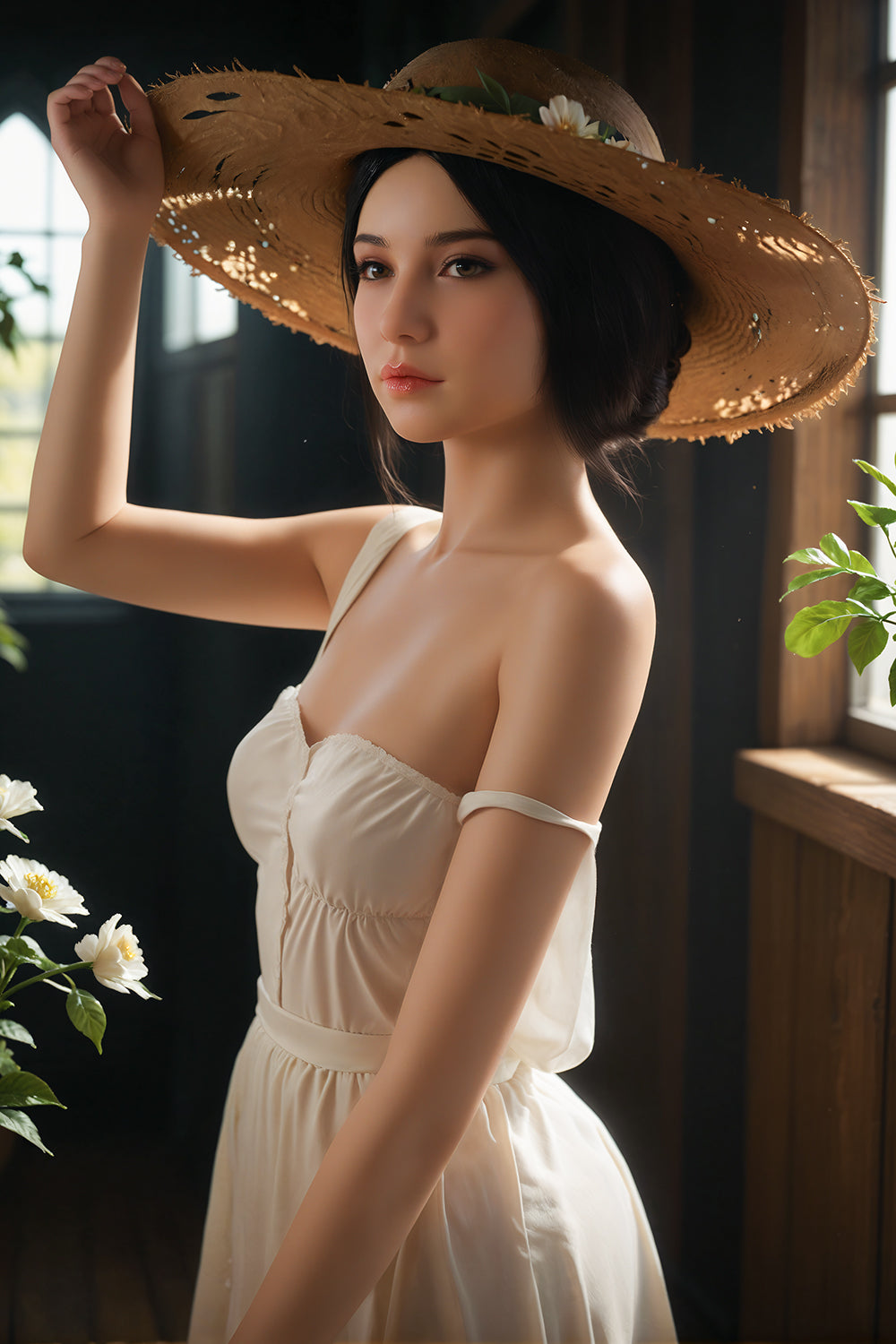 6YE | 158cm/5ft2 Medium Breast ROS Head Movable Jaw Sex Doll- Tinny