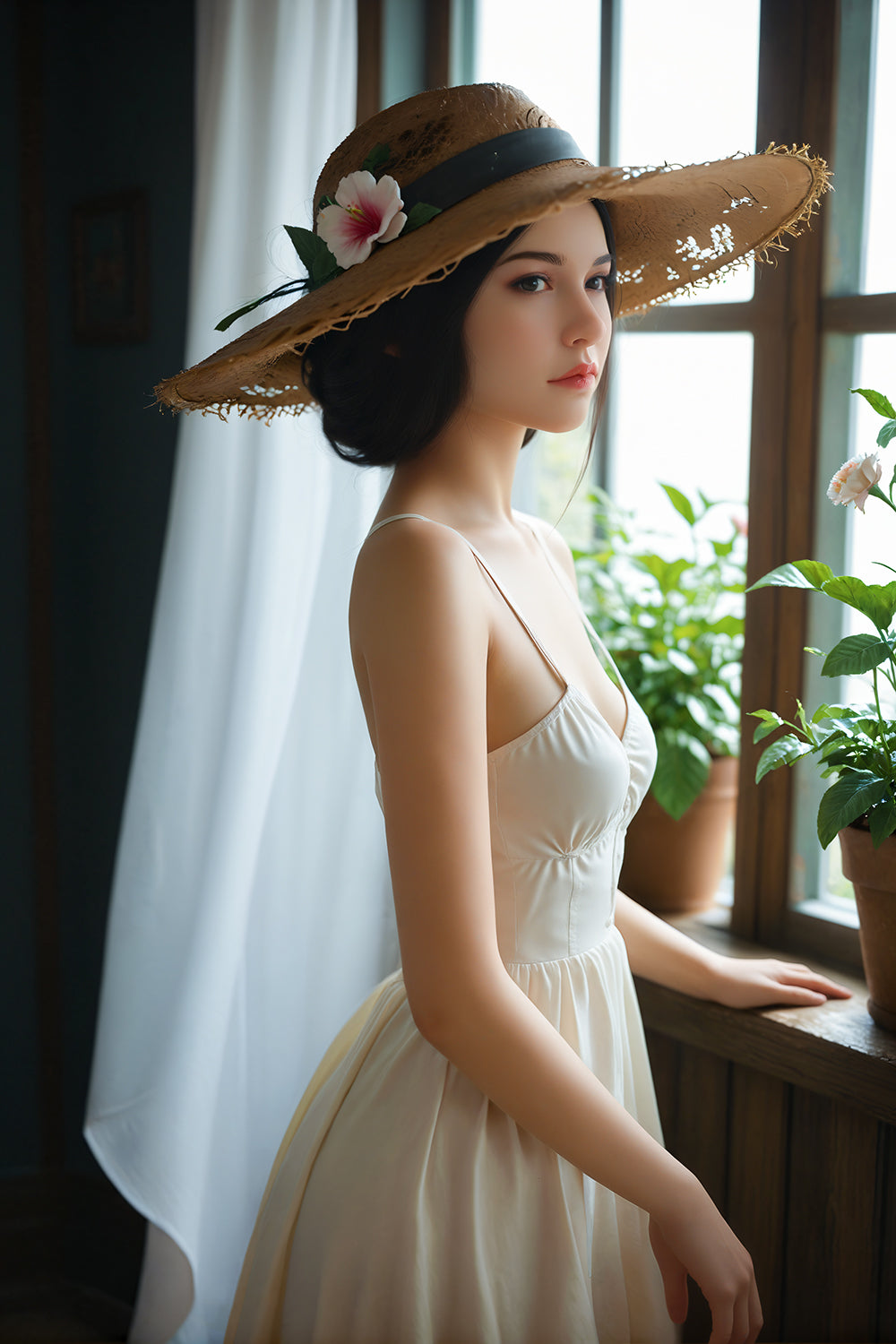 6YE | 158cm/5ft2 Medium Breast ROS Head Movable Jaw Sex Doll- Tinny