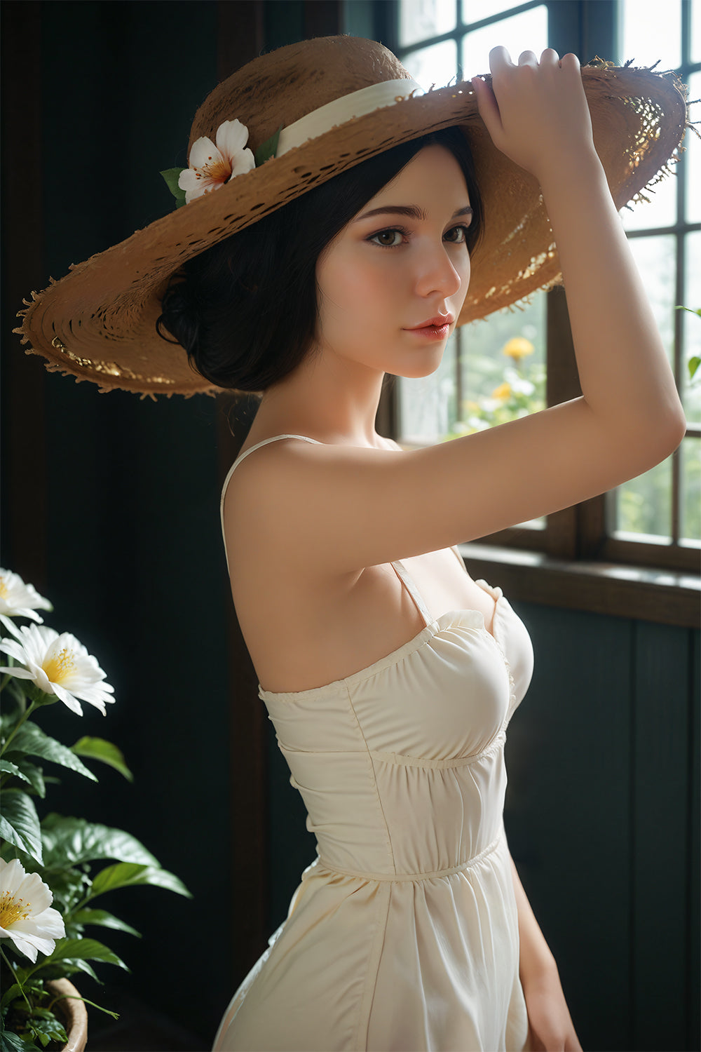 6YE | 158cm/5ft2 Medium Breast ROS Head Movable Jaw Sex Doll- Tinny