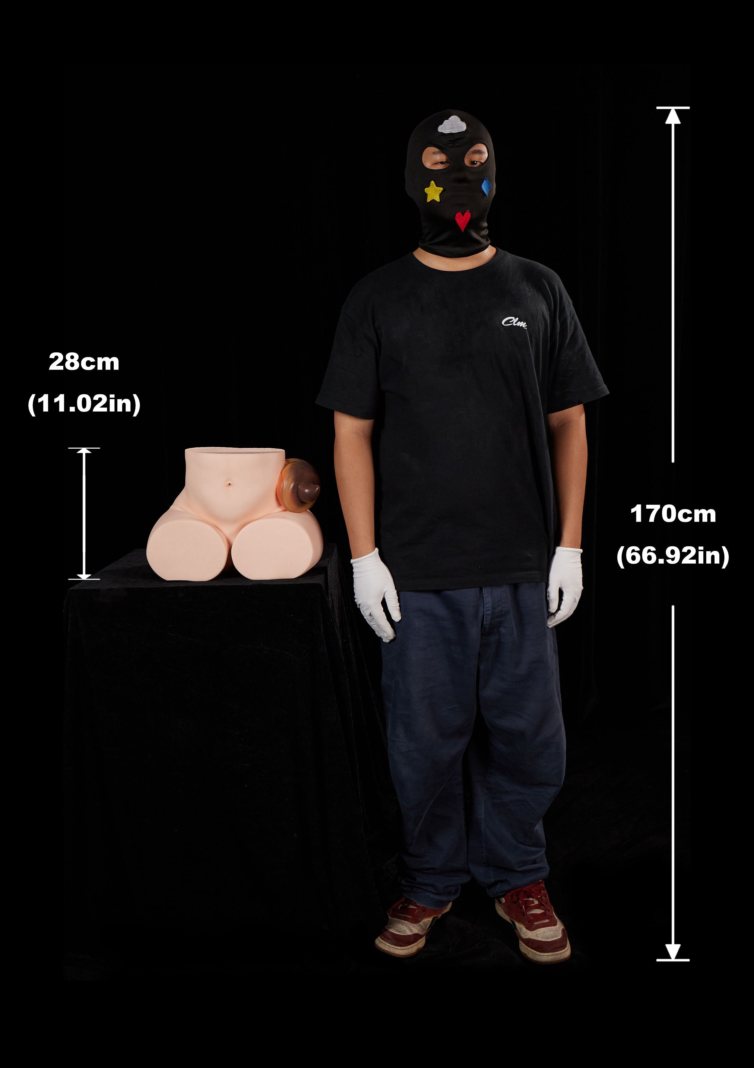 Climax Doll | 28cm/11in Butt Torso Full Silicone Doll - Peppy