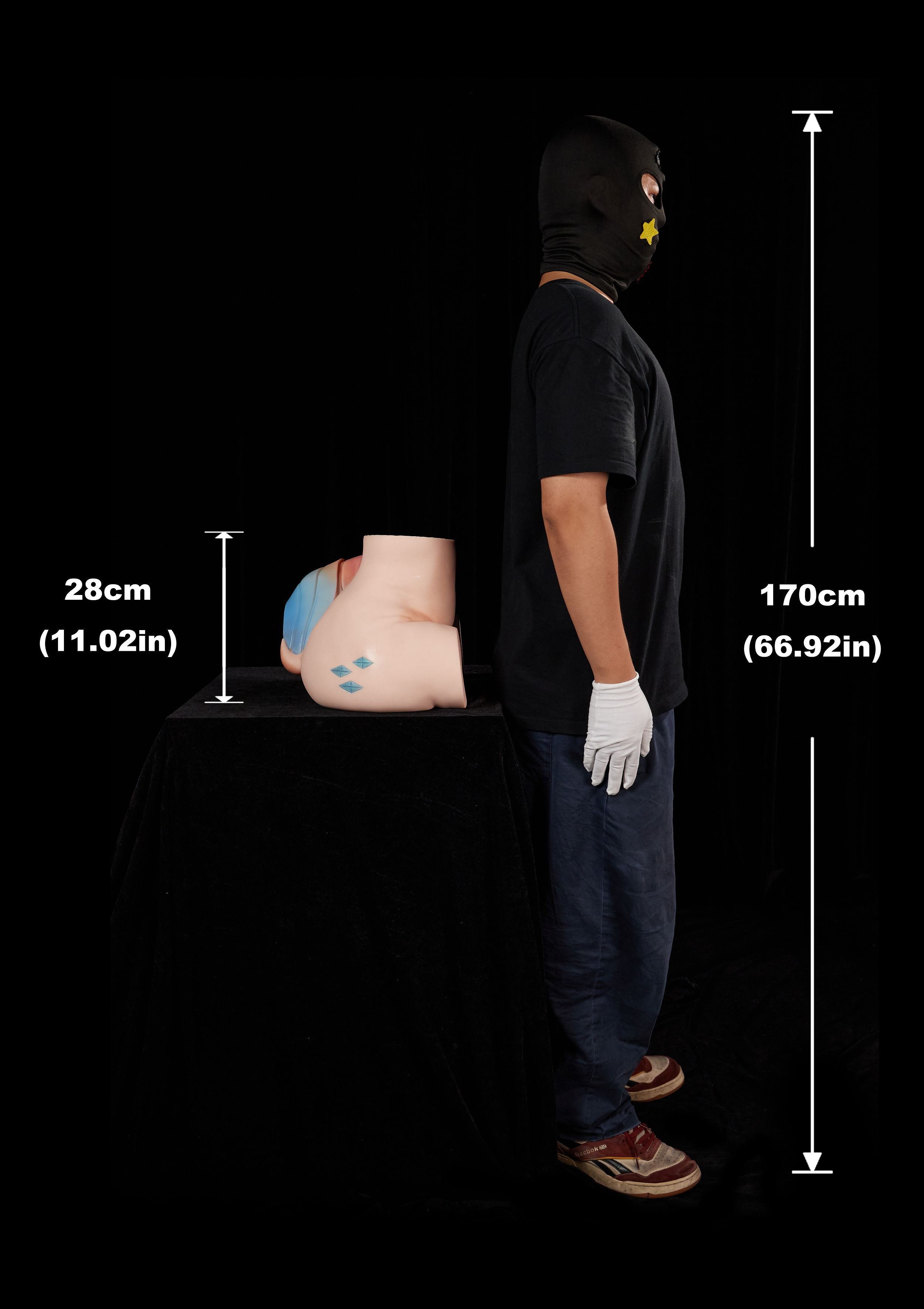 Climax Doll | 28cm/11in Butt Torso Full Silicone Doll - Ray