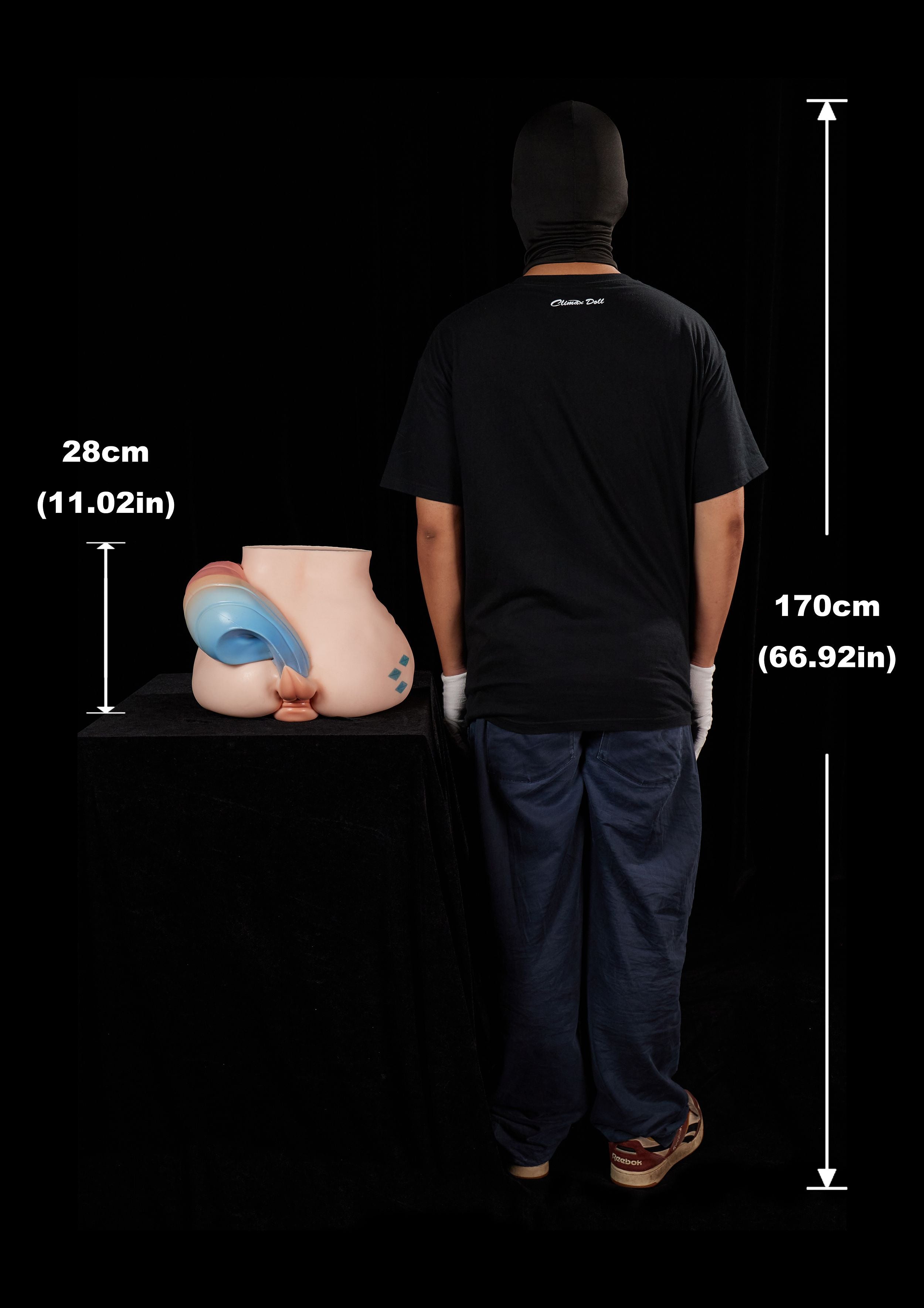 Climax Doll | 28cm/11in Butt Torso Full Silicone Doll - Ray
