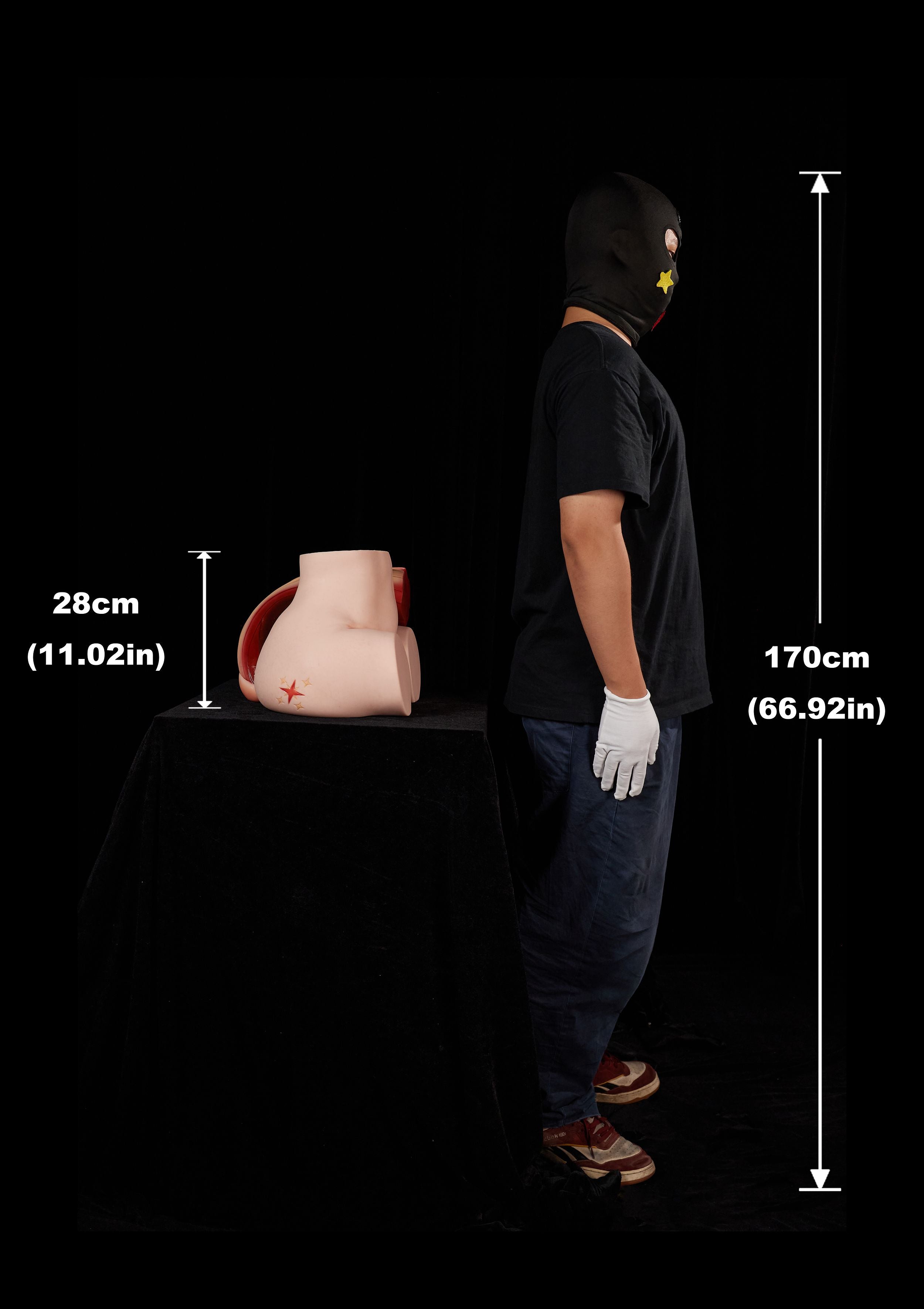 Climax Doll | 28cm/11in Butt Torso Full Silicone Doll - Theory