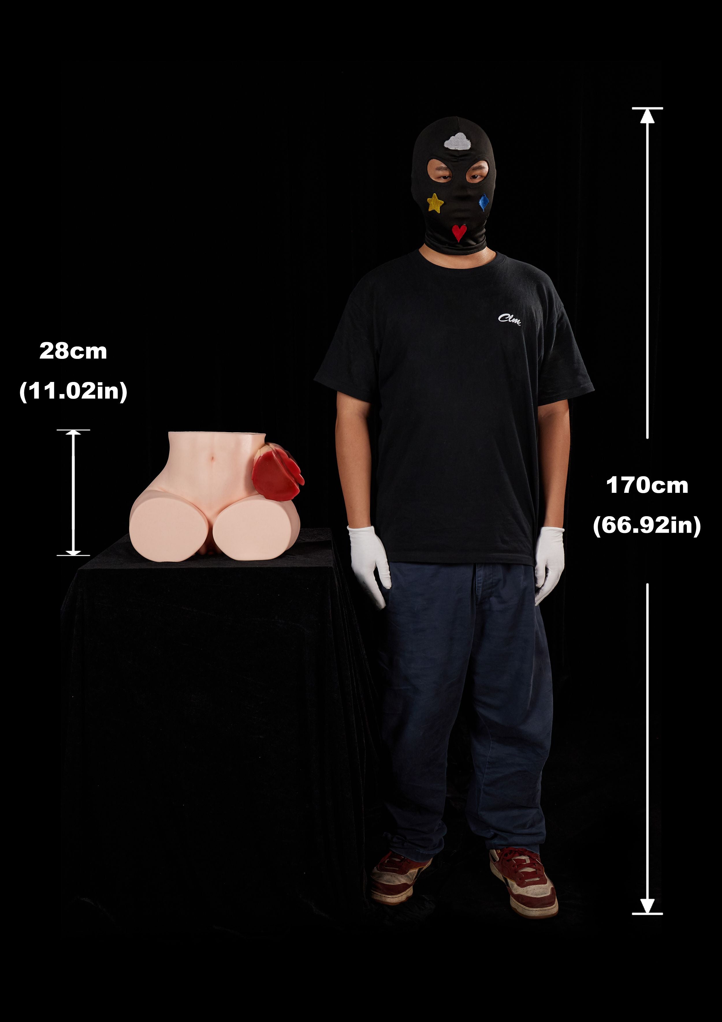 Climax Doll | 28cm/11in Butt Torso Full Silicone Doll - Theory