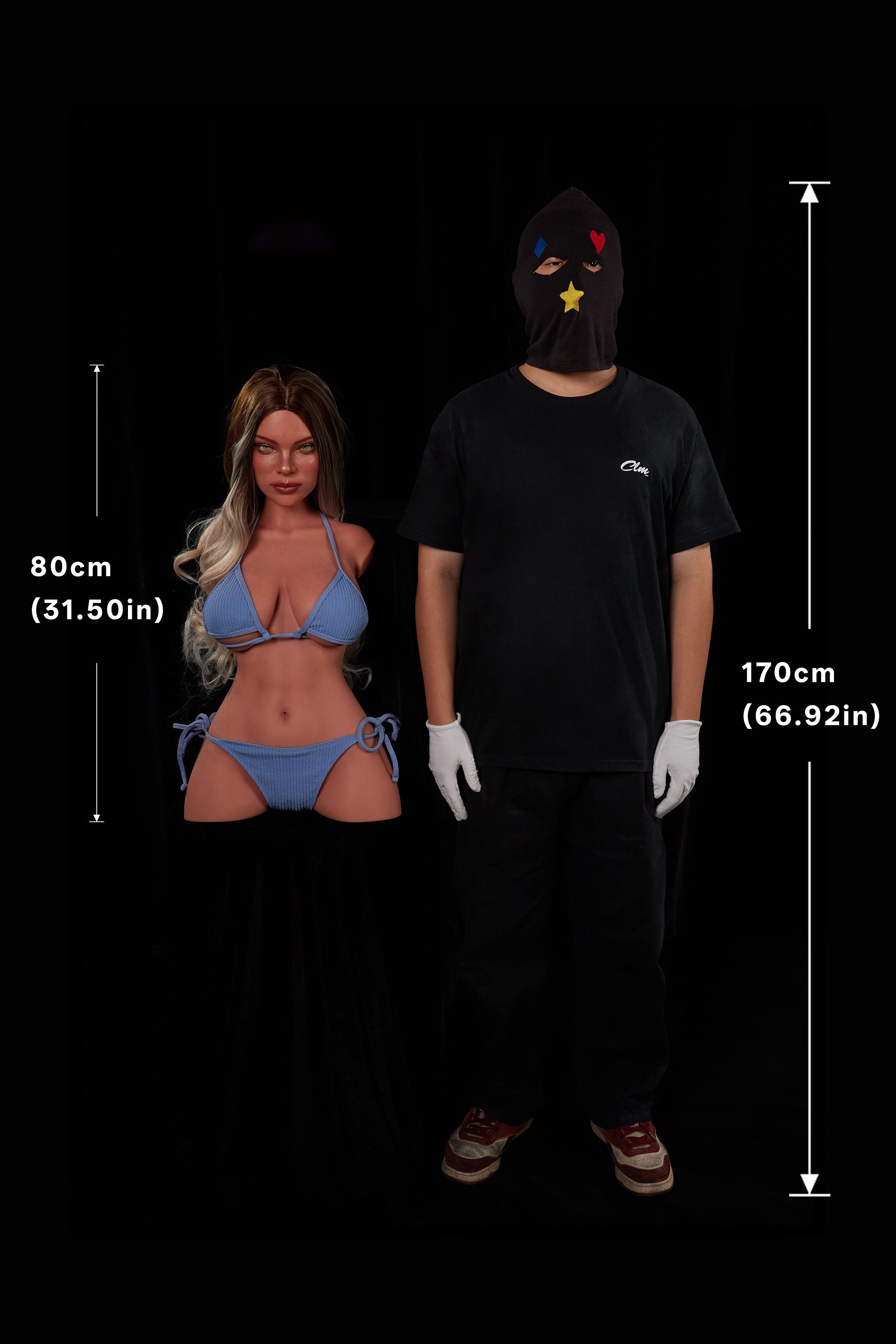 Climax Doll | 80cm/2ft7 E Cup Full Silicone Torso Doll - Hedia