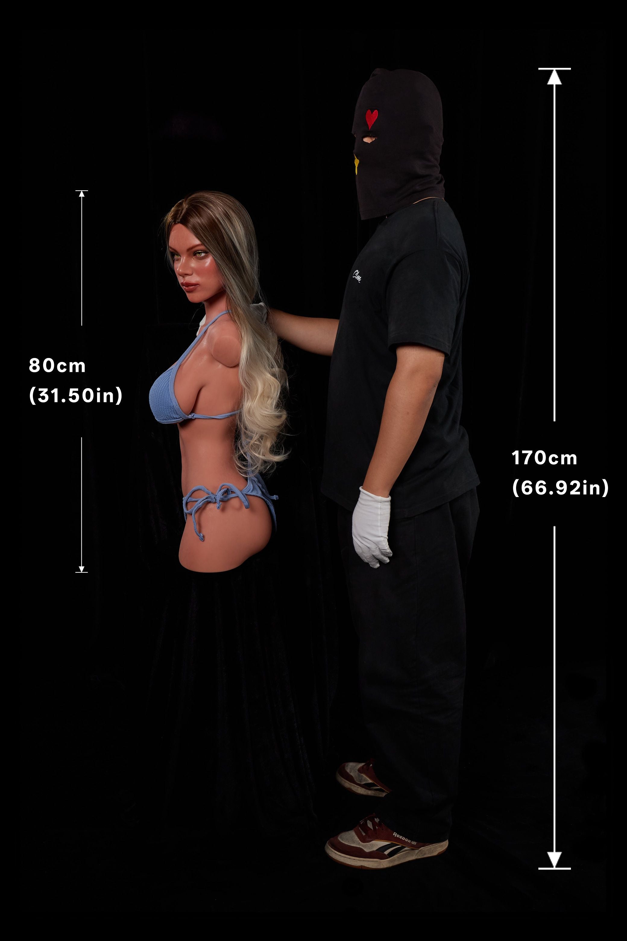 Climax Doll | 80cm/2ft7 E Cup Full Silicone Torso Doll - Hedia