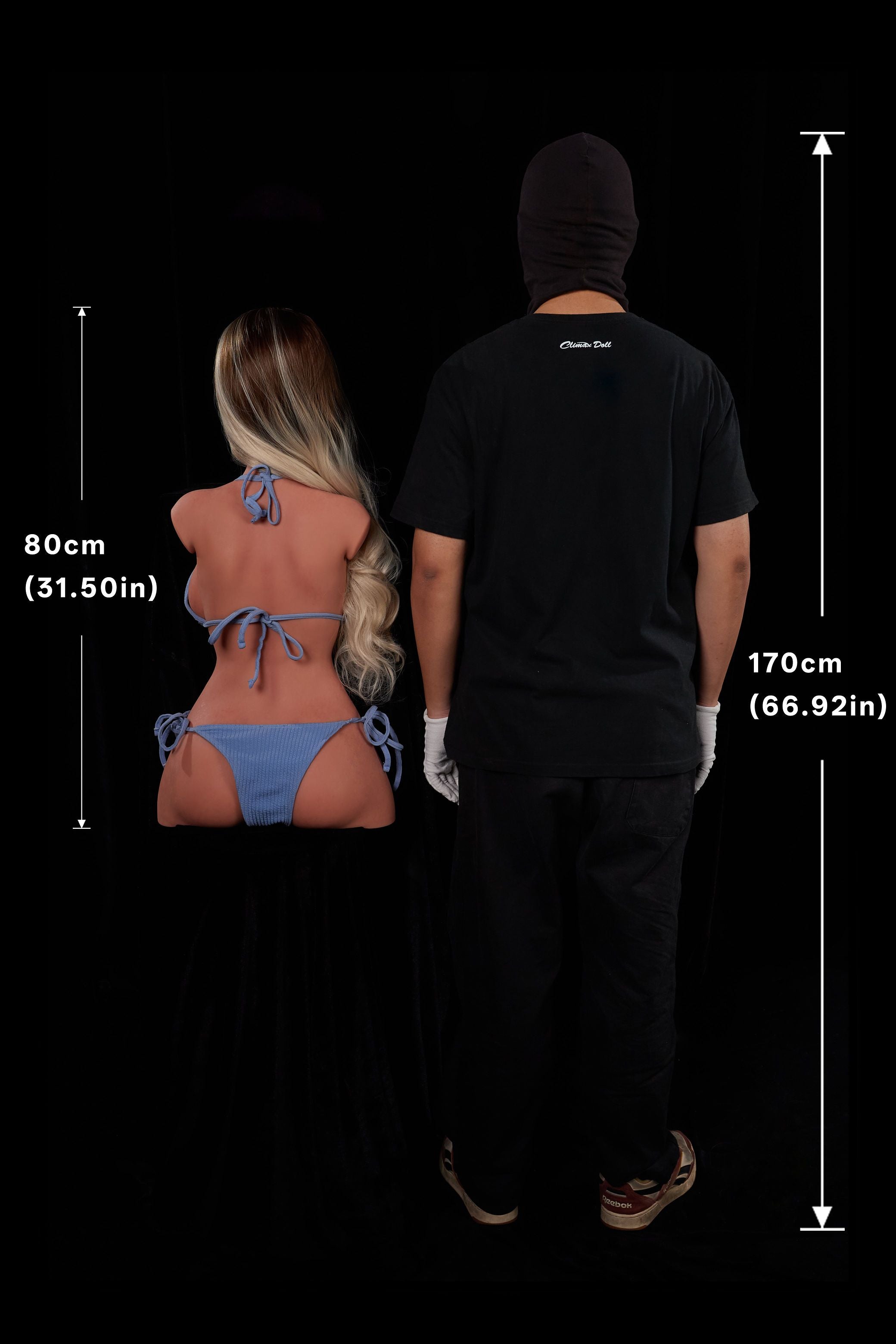 Climax Doll | 80cm/2ft7 E Cup Full Silicone Torso Doll - Hedia