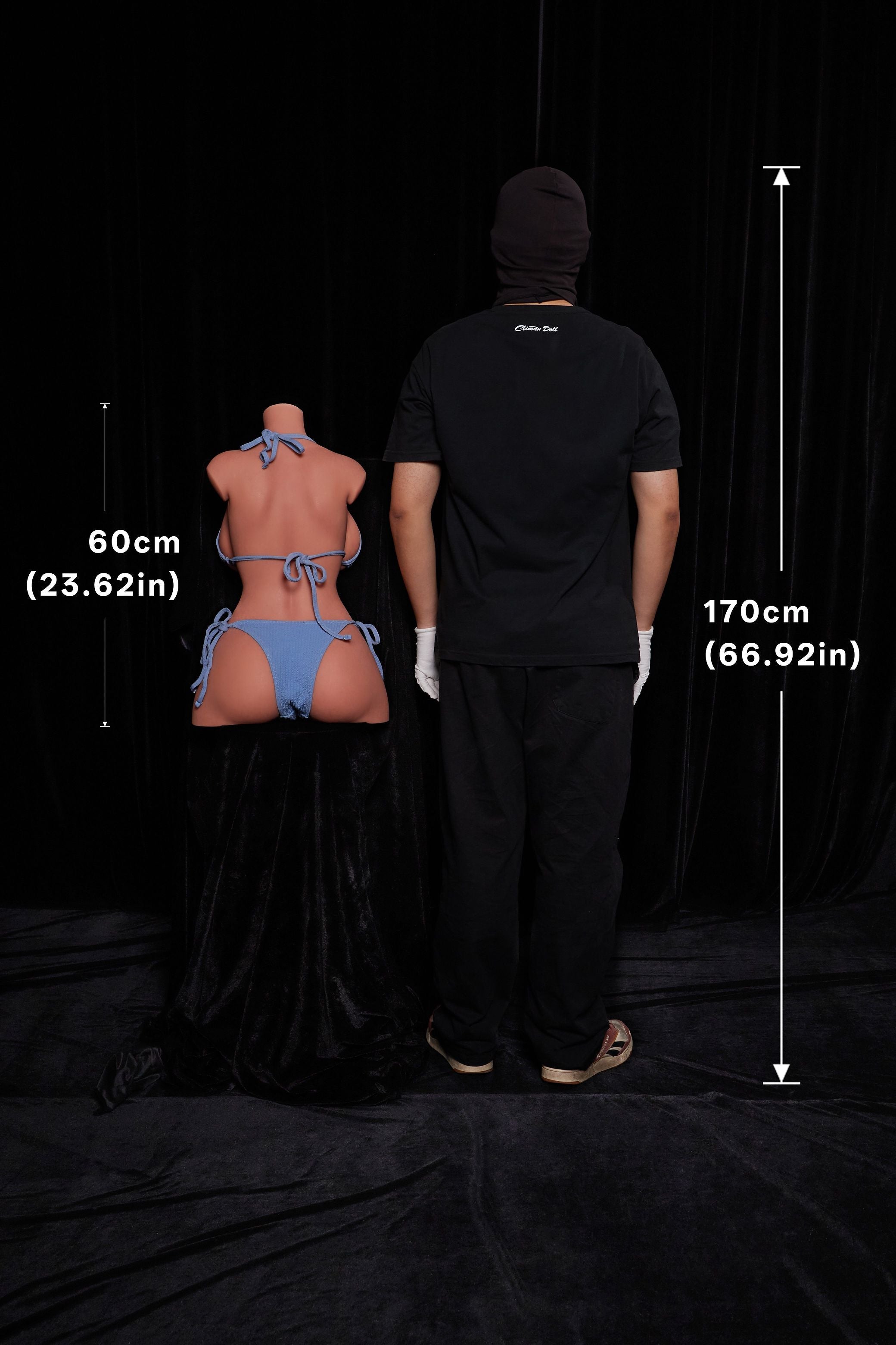 Climax Doll | 60cm/2ft0 E Cup Full Silicone Torso Doll ULW 662