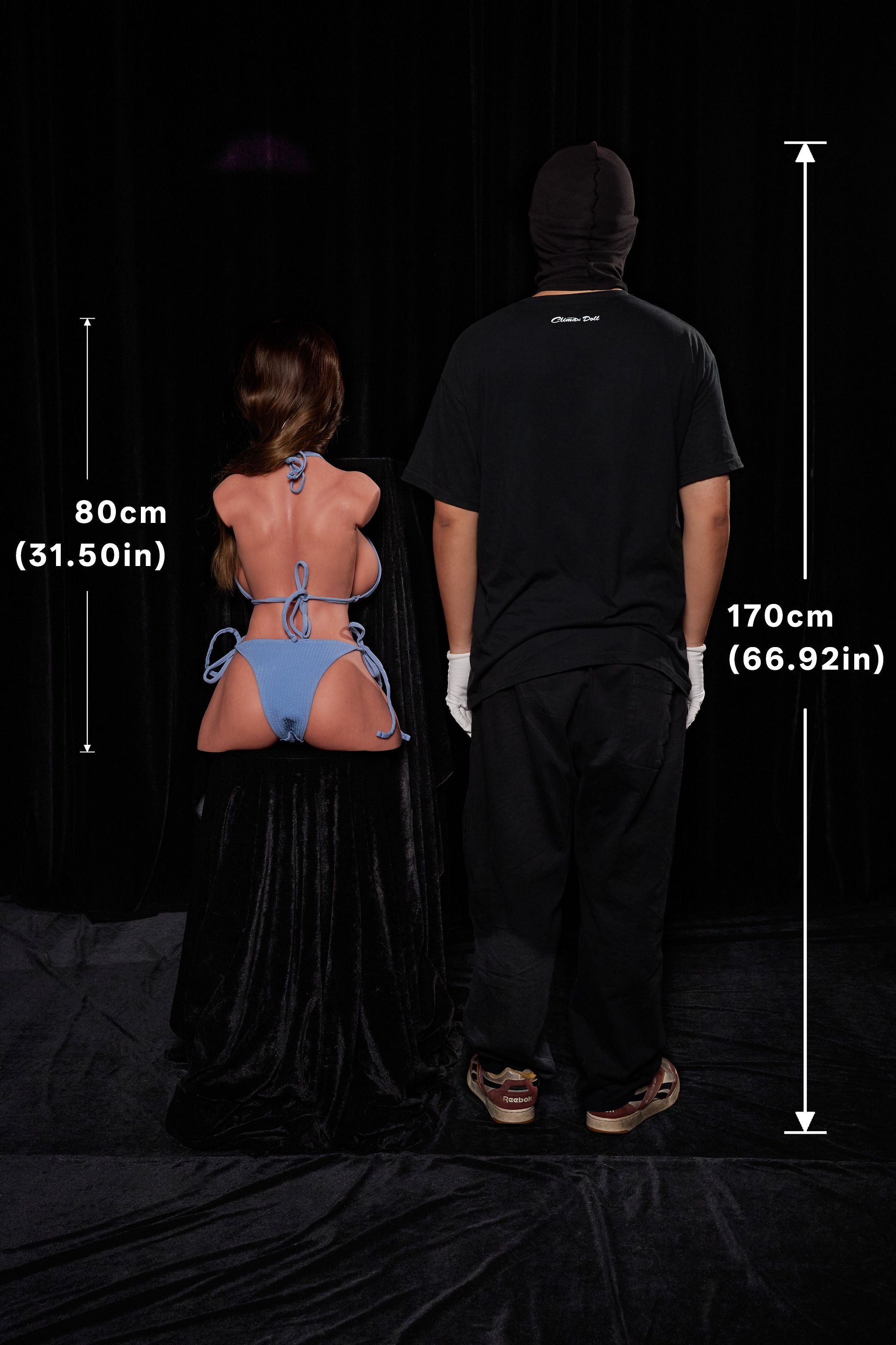 Climax Doll | 80cm/2ft7 Slim F Cup Full Silicone Torso Doll - Emma
