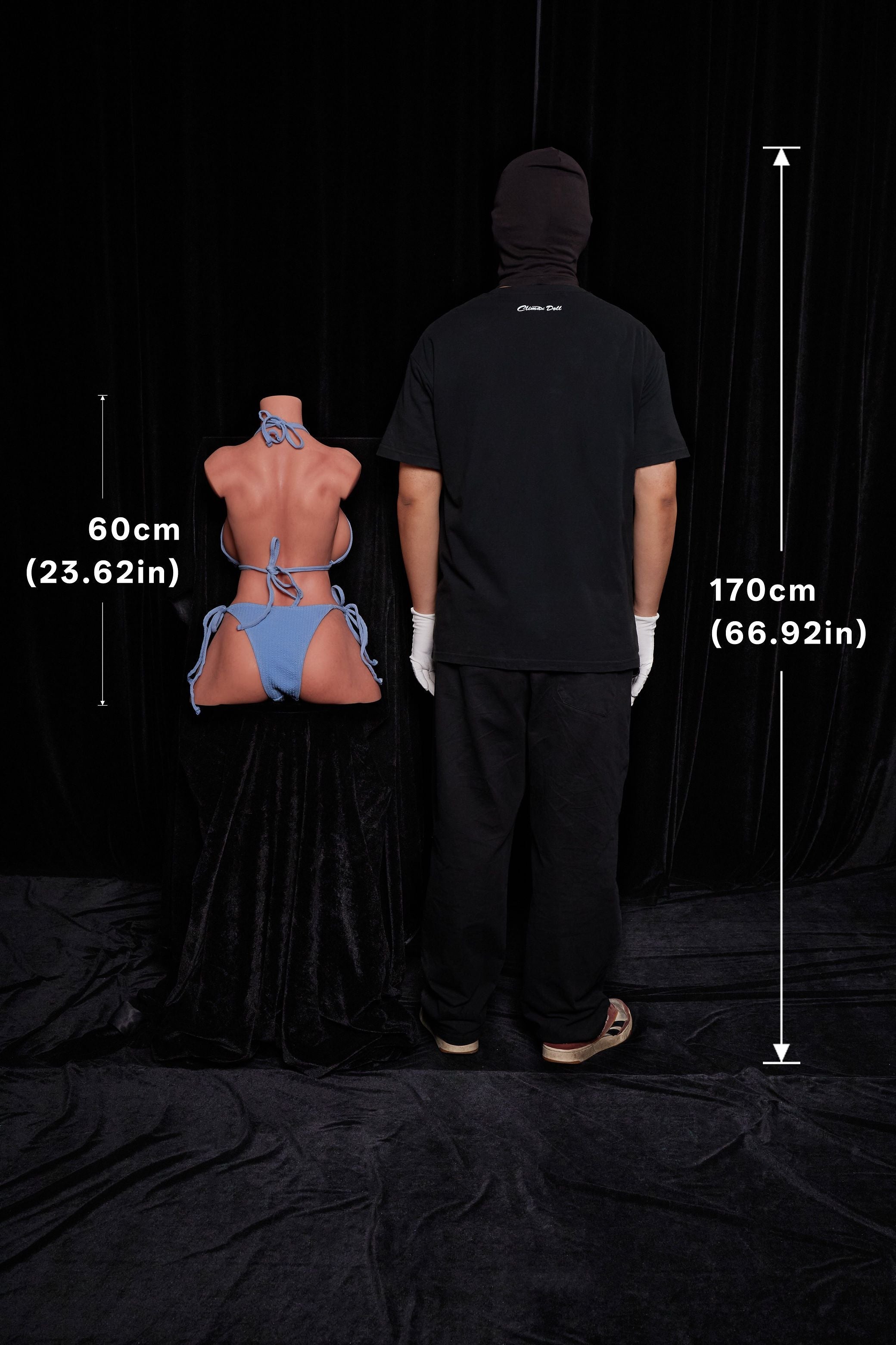 Climax Doll | 60cm/2ft0 F Cup Full Silicone Torso Doll ULW 663