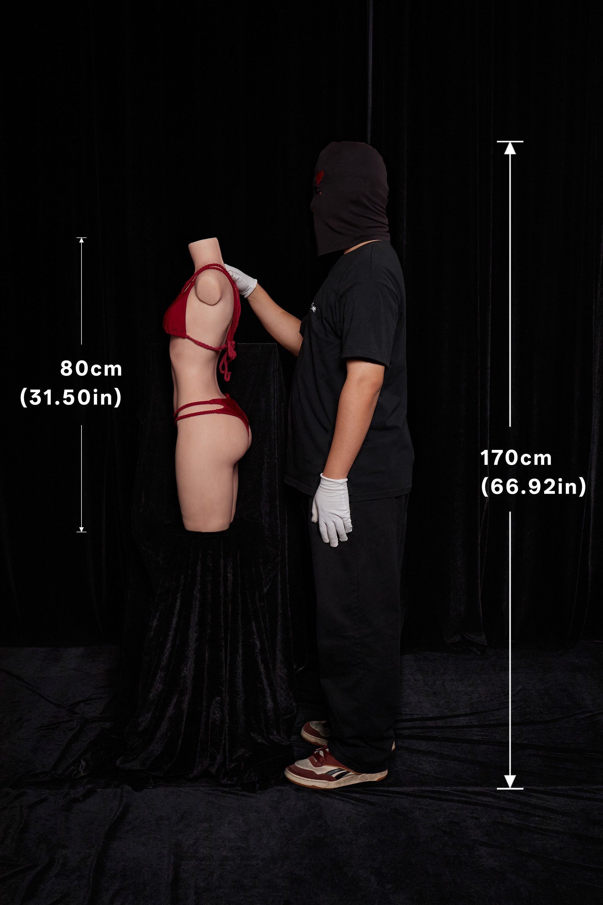 Climax Doll | 80cm / 2ft7 Full Silicone Torso Doll A Cup ULW881 Without Head