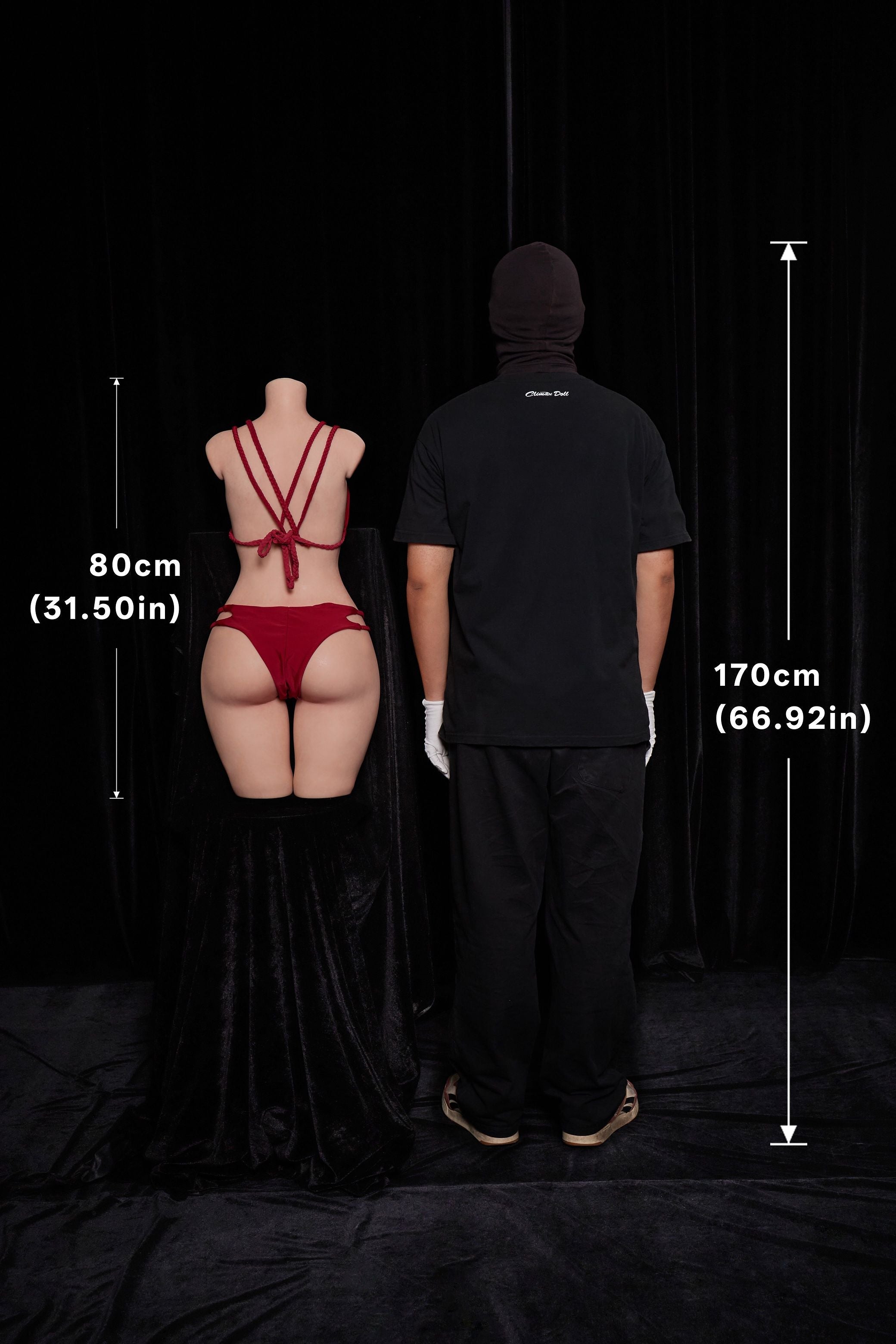 Climax Doll | 80cm / 2ft7 Full Silicone Torso Doll A Cup ULW881 Without Head