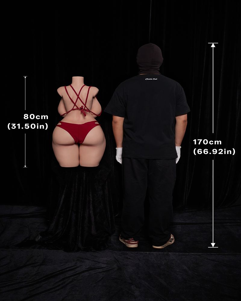 Climax Doll | 80cm / 2ft7 Curvy Silicone Torso Sex Doll – ULW 884