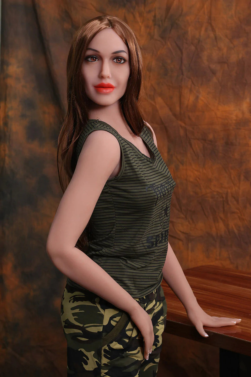160cm (5' 3") Real Life Lifelike Small Chest Muscle Sex Doll - Evangeline - SuperLoveDoll