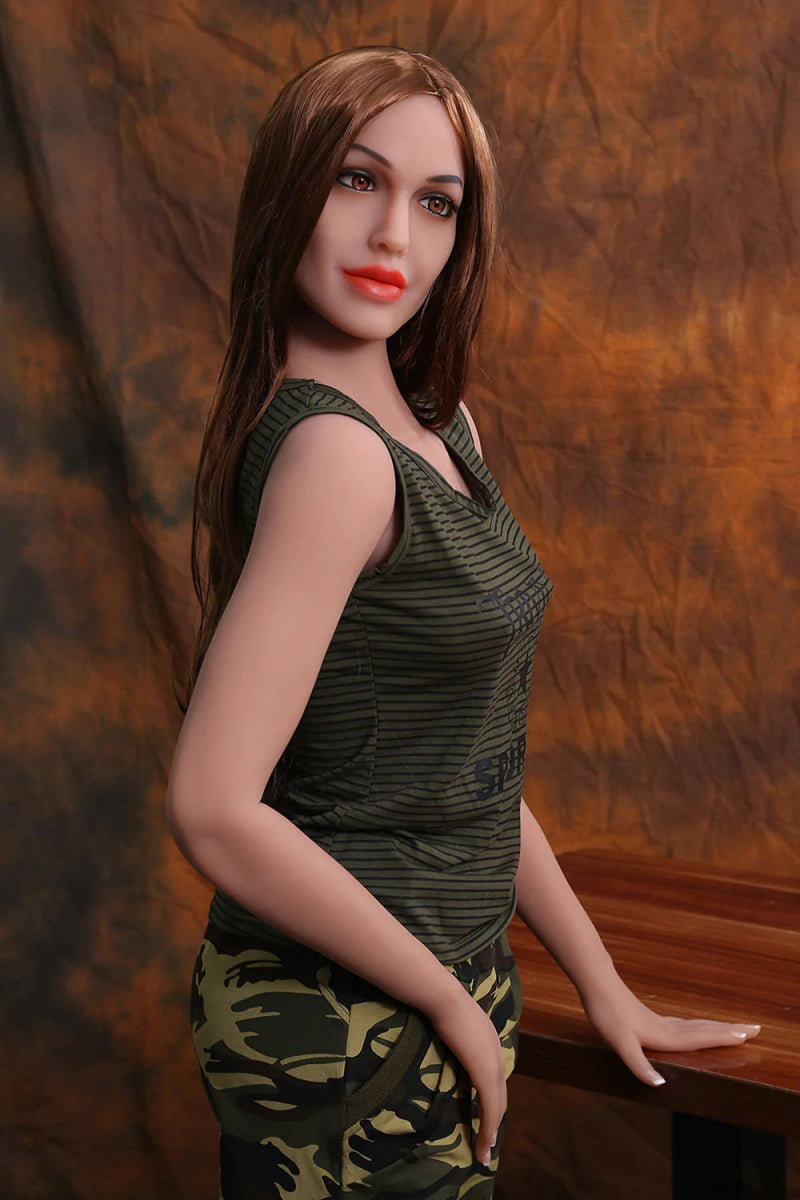 160cm (5' 3") Real Life Lifelike Small Chest Muscle Sex Doll - Evangeline - SuperLoveDoll