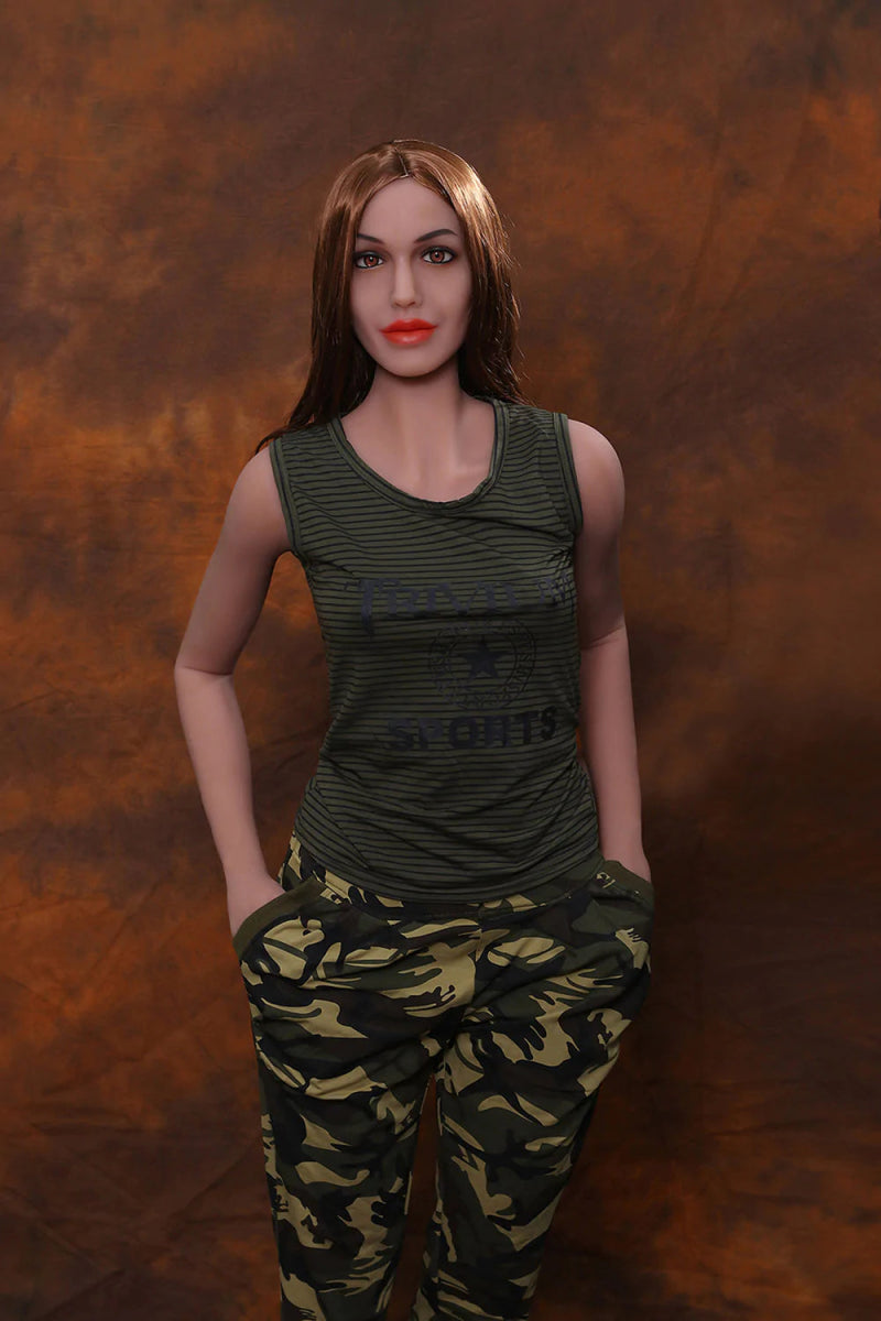 160cm (5' 3") Real Life Lifelike Small Chest Muscle Sex Doll - Evangeline - SuperLoveDoll