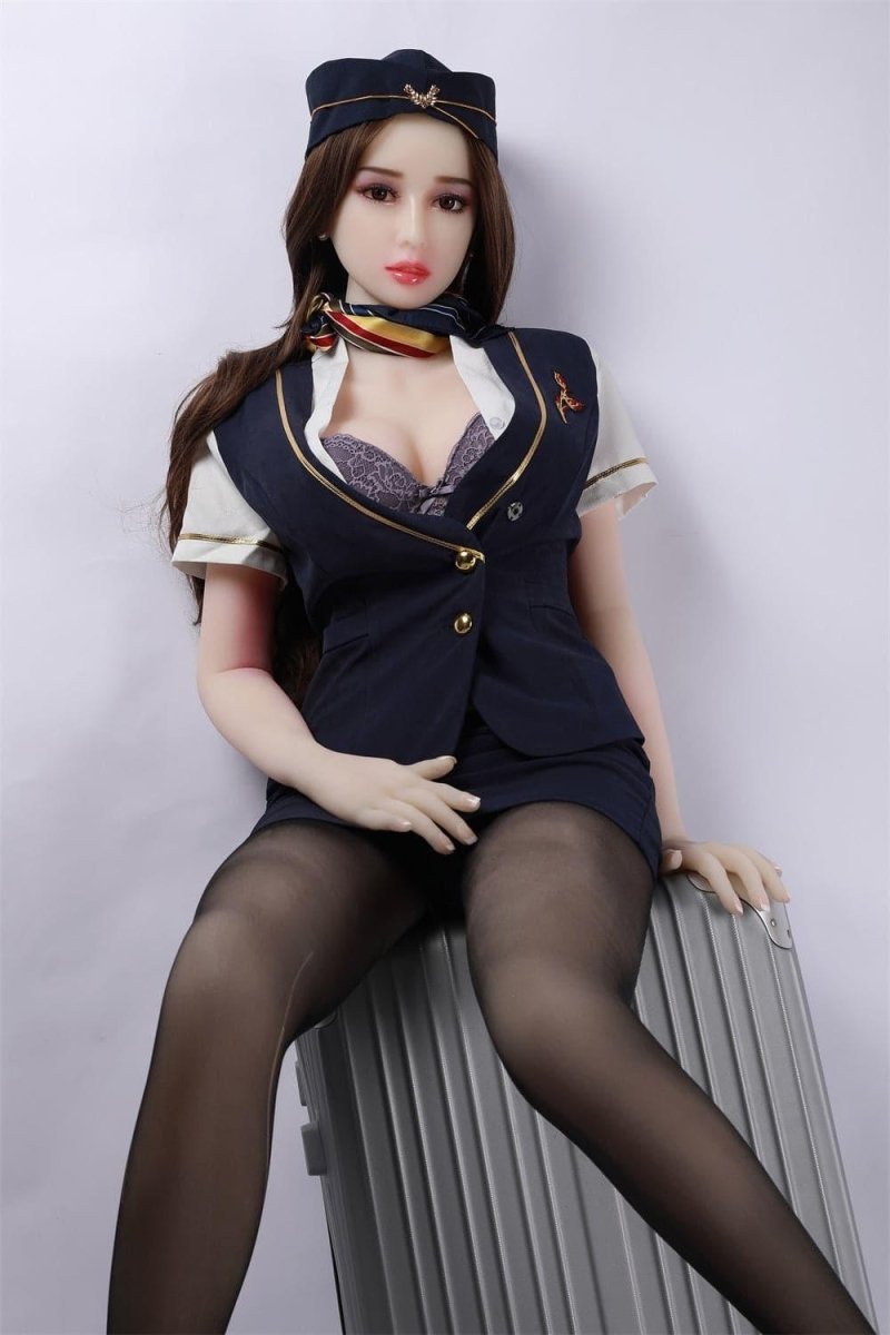 163cm (5' 4") D-Cup Mature Airline Stewardess Sex Doll - Hulda - SuperLoveDoll