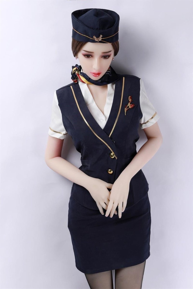 163cm (5' 4") D-Cup Mature Airline Stewardess Sex Doll - Hulda - SuperLoveDoll