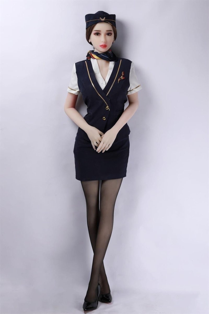 163cm (5' 4") D-Cup Mature Airline Stewardess Sex Doll - Hulda - SuperLoveDoll
