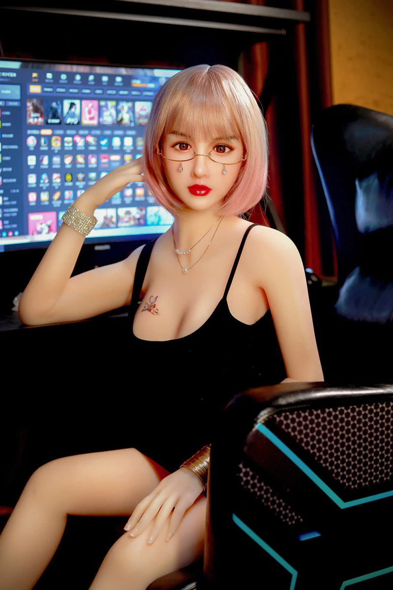 165cm (5' 5") Asian Korean Pink Short Hair Sex Doll - Jessie - SuperLoveDoll