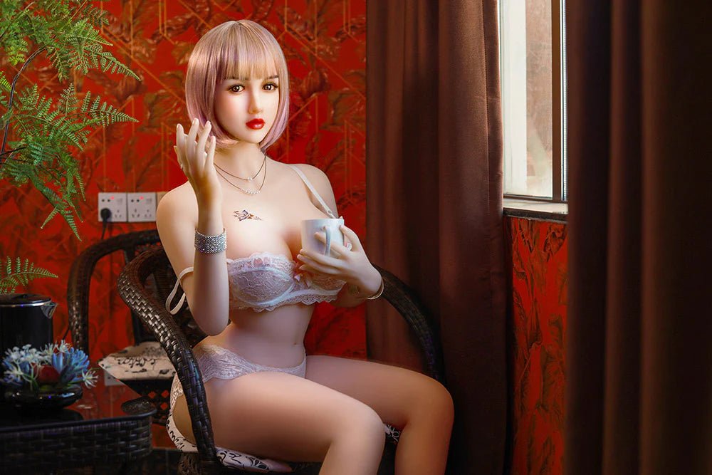 165cm (5' 5") Asian Korean Pink Short Hair Sex Doll - Jessie - SuperLoveDoll