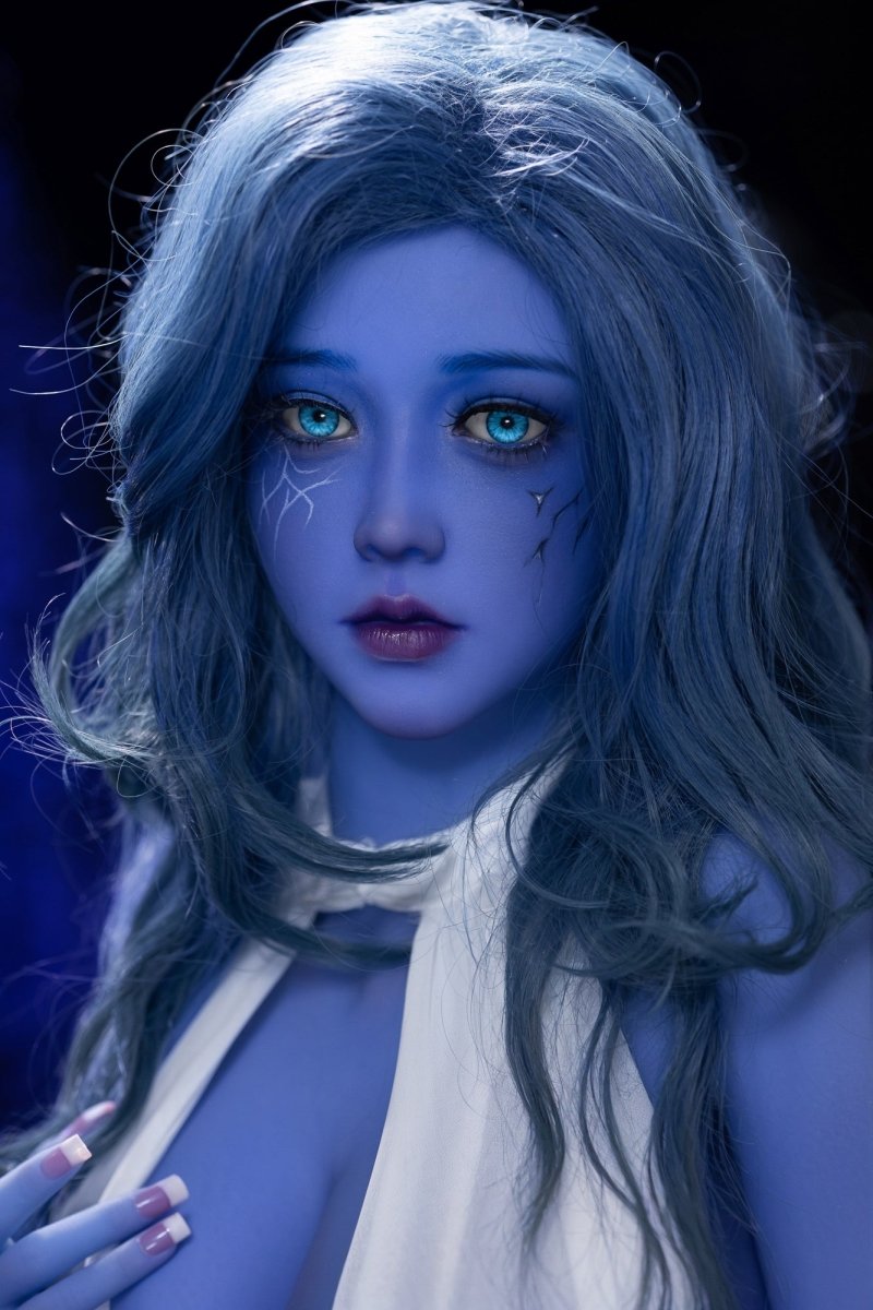 AIBEI Doll | 160cm (5'3") Big Breast Blue Skin Lifelike Sex Doll - Genius - SuperLoveDoll