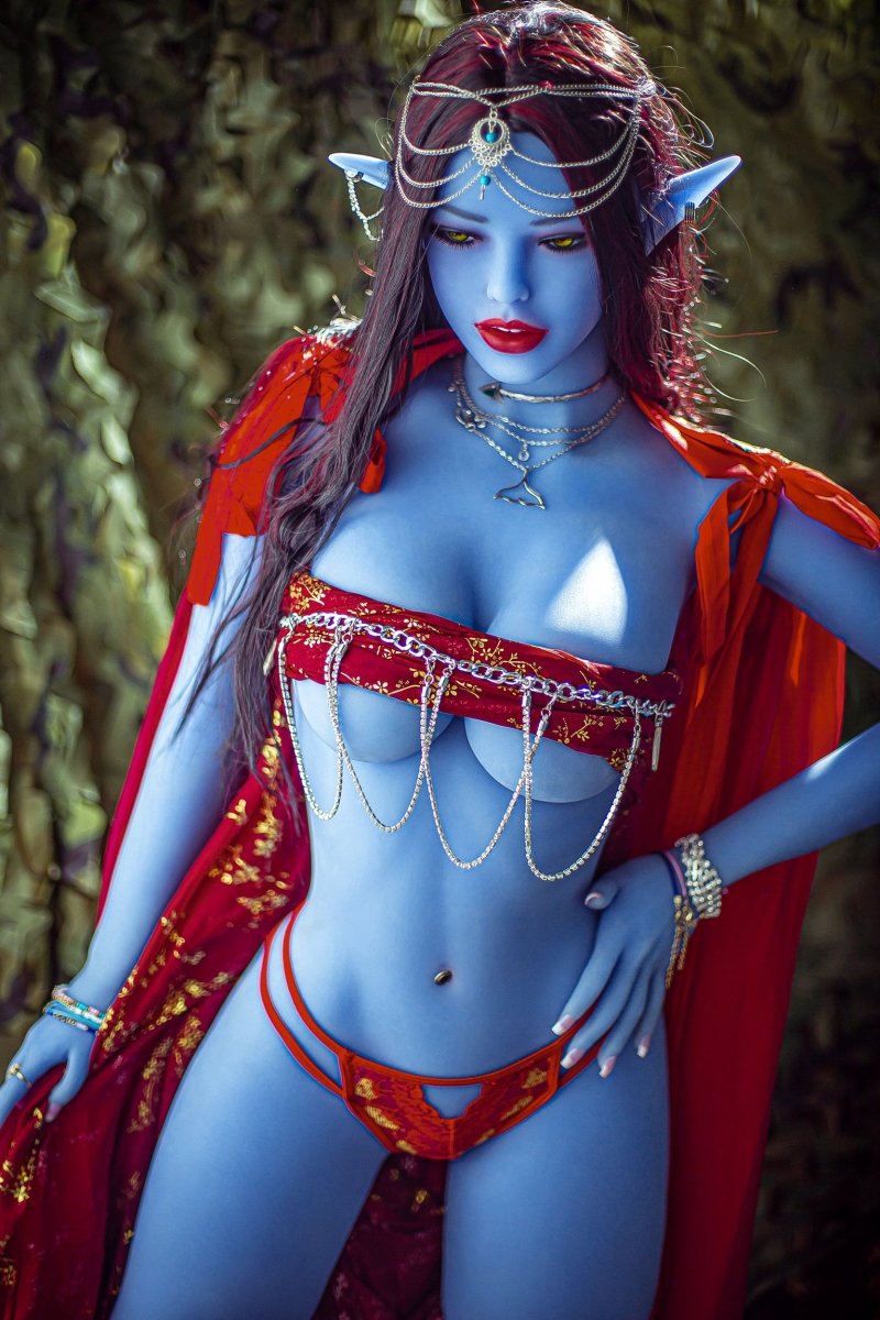 AIBEI Doll | US In Stock 158cm/5ft2 Blue Skin Sex Doll - LuLu - SuperLoveDoll